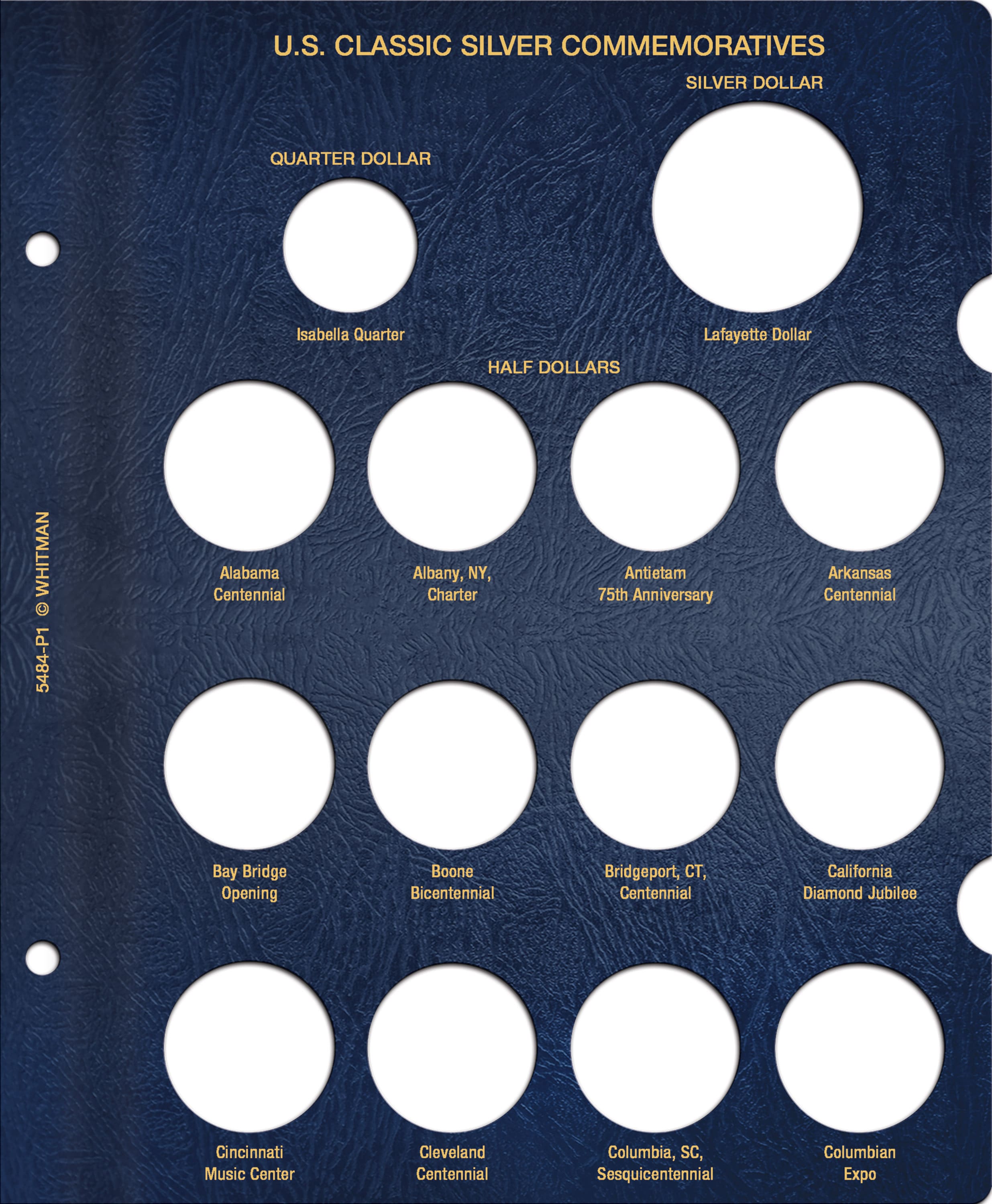 Whitman Classic® Coin Album – U.S. Classic Silver Commemoratives: 1892-1954