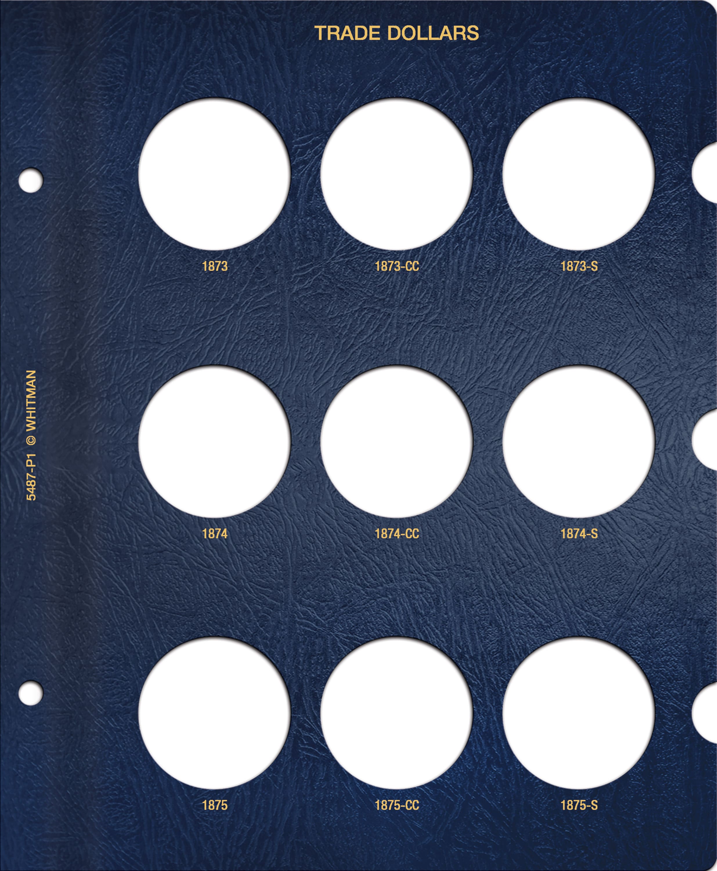 Whitman Classic® Coin Album – Trade Dollars: 1873-1878 (P, CC, & S Mints)