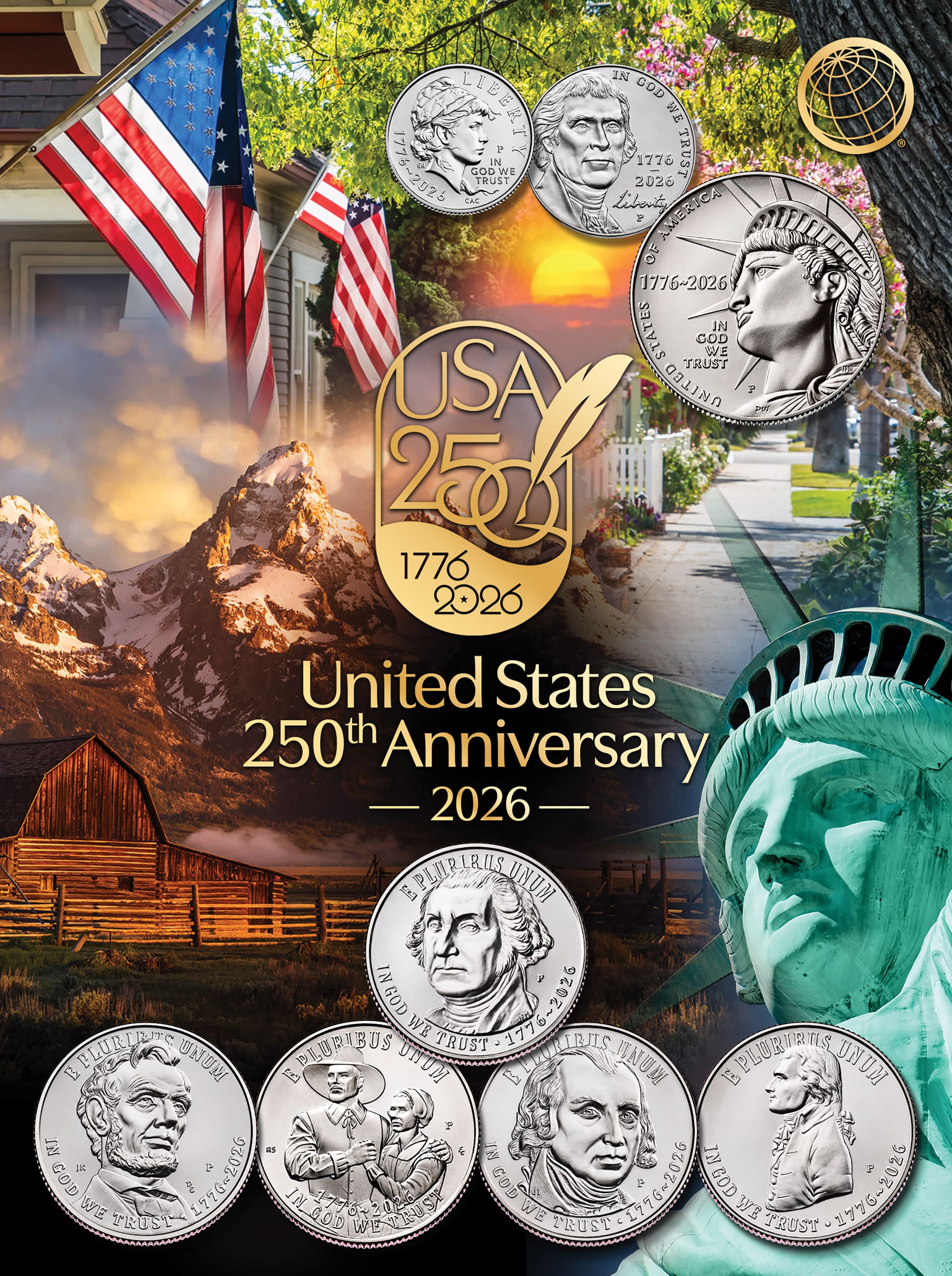 Official Whitman® Coin Folder - United States 250th Anniversary