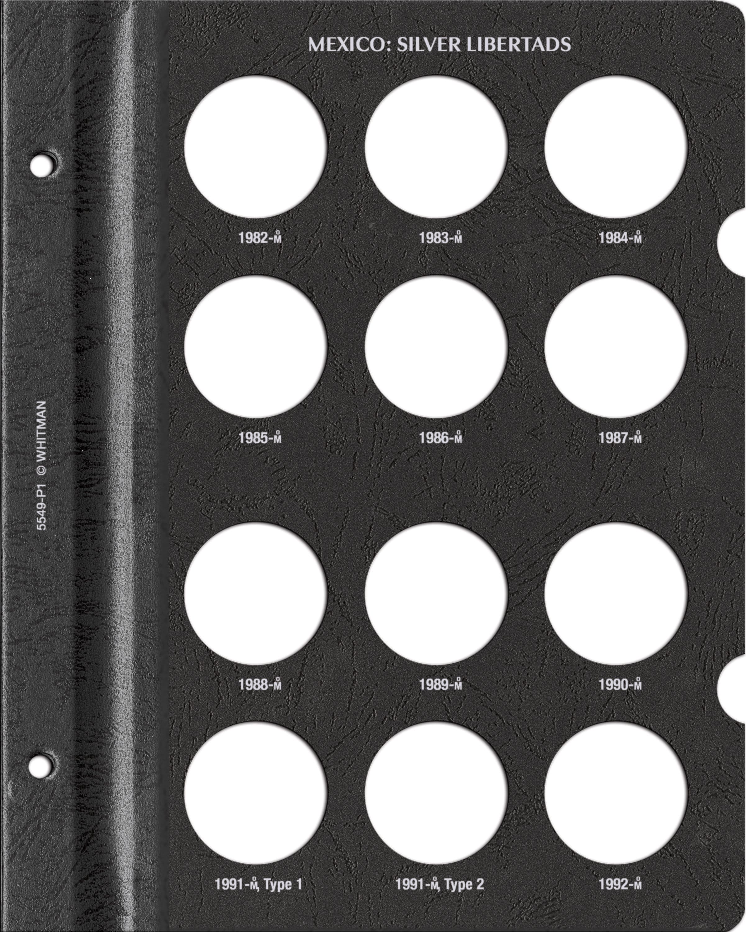 Whitman Prestige™ Coin Album – Mexico Silver Libertads: 1982-2019 Date Set