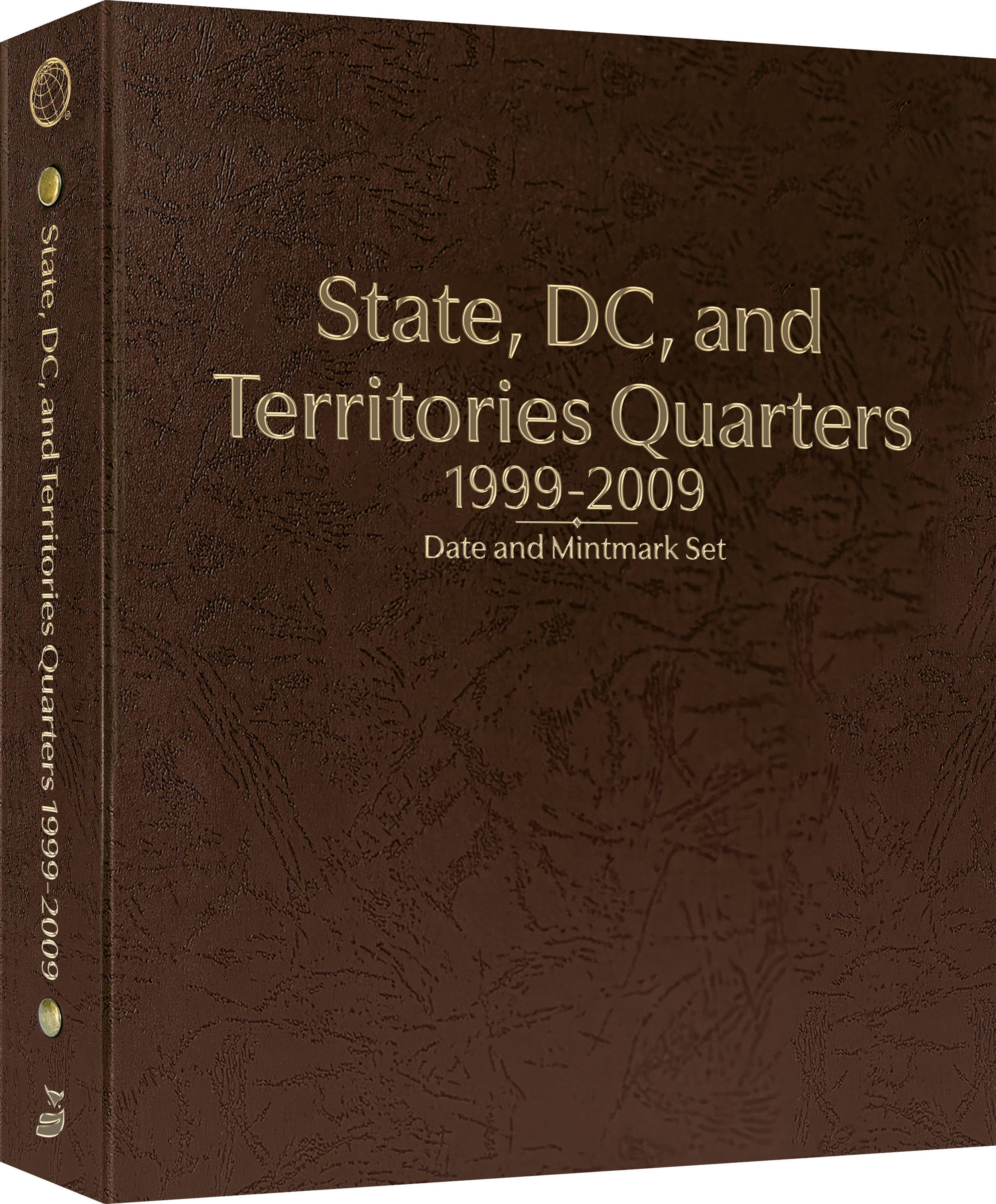 Whitman Prestige Coin Album – State, D.C., and Territories Quarters: 1999-2009 Date & Mintmark Set