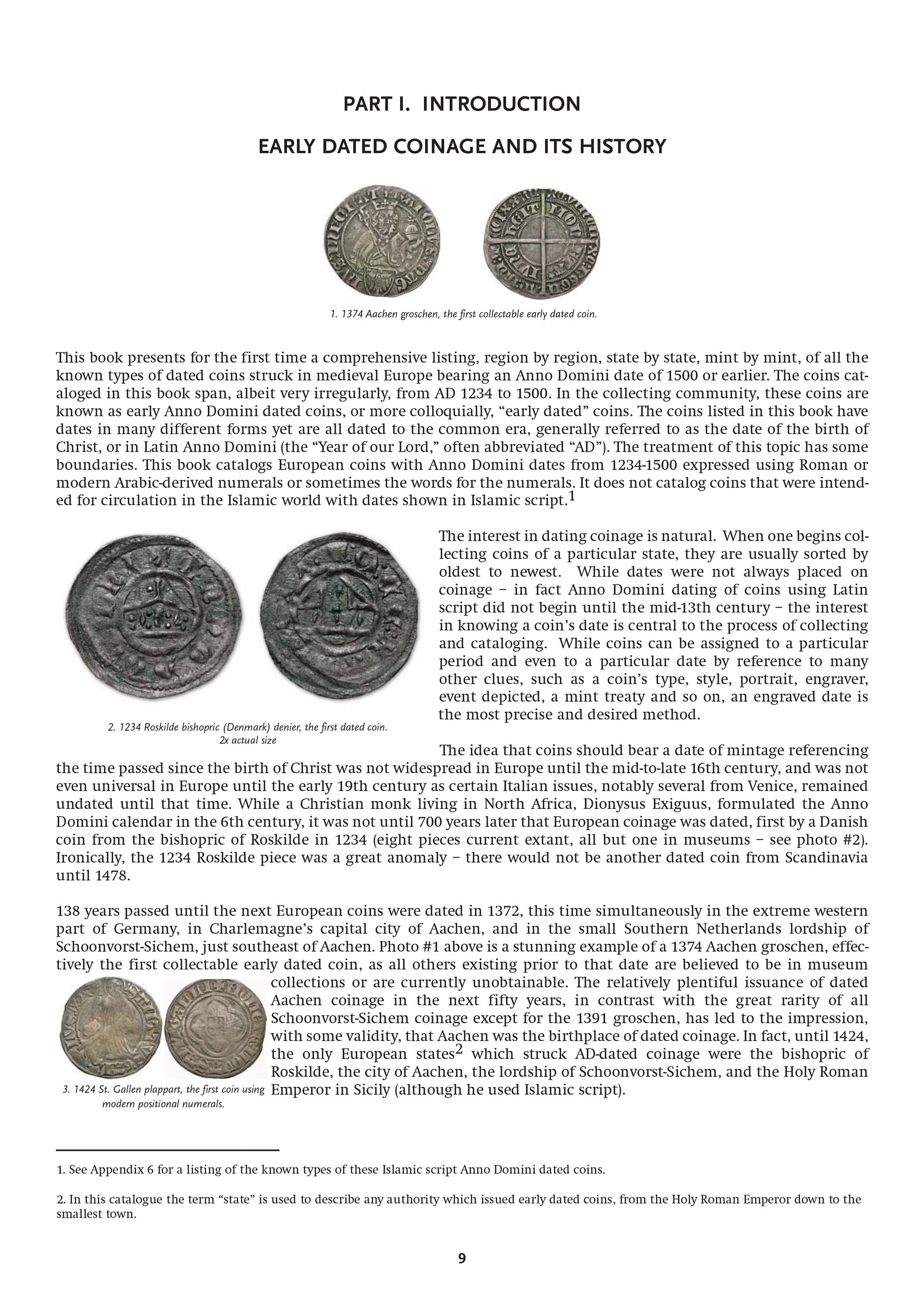 The Early Dated Coins of Europe 1234-1500 – Illustrated Catalogue and Guide to Dated Medieval Coinage