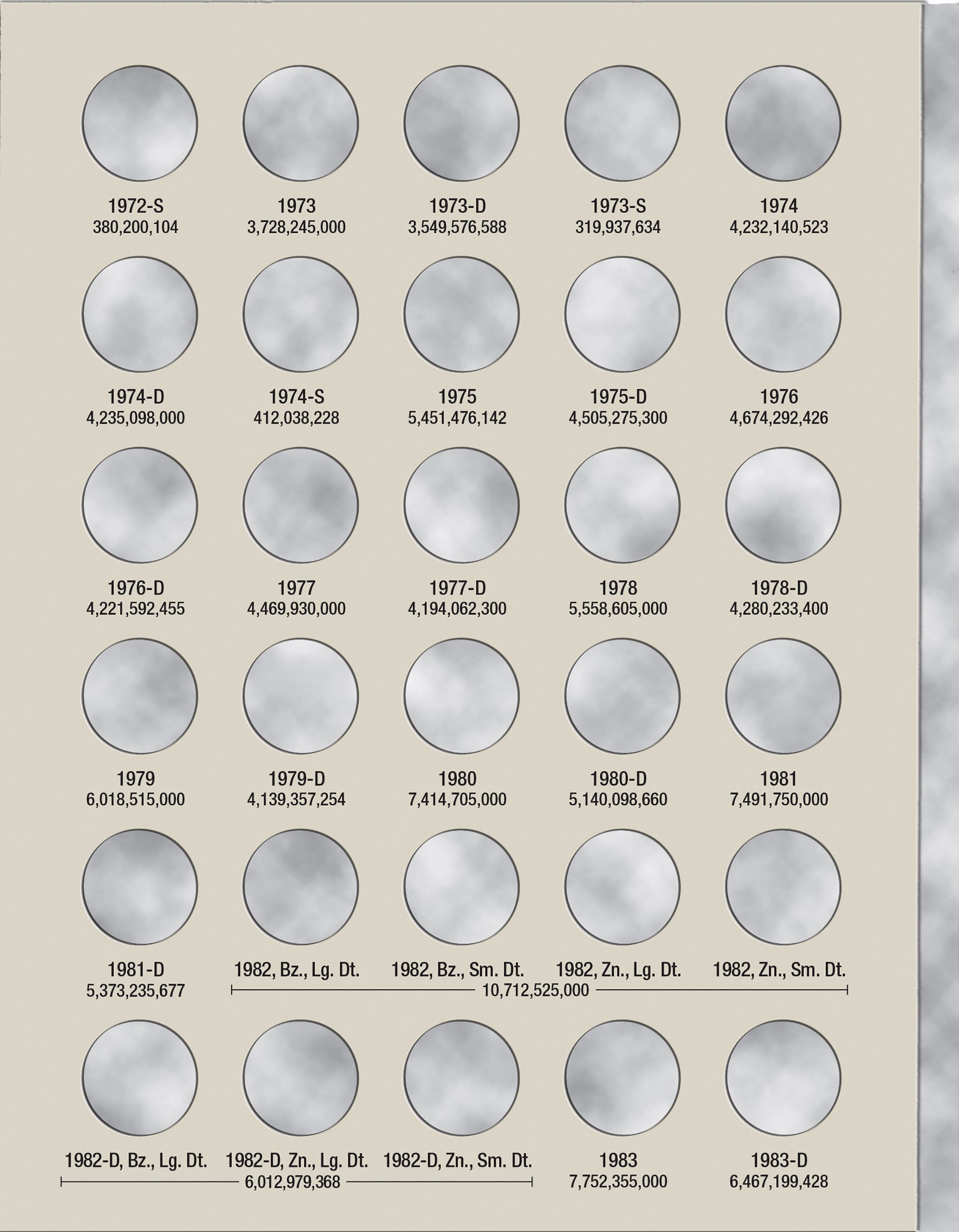 H.E. Harris® Coin Folder – Lincoln Memorial Cents Collection #1: 1959-1998