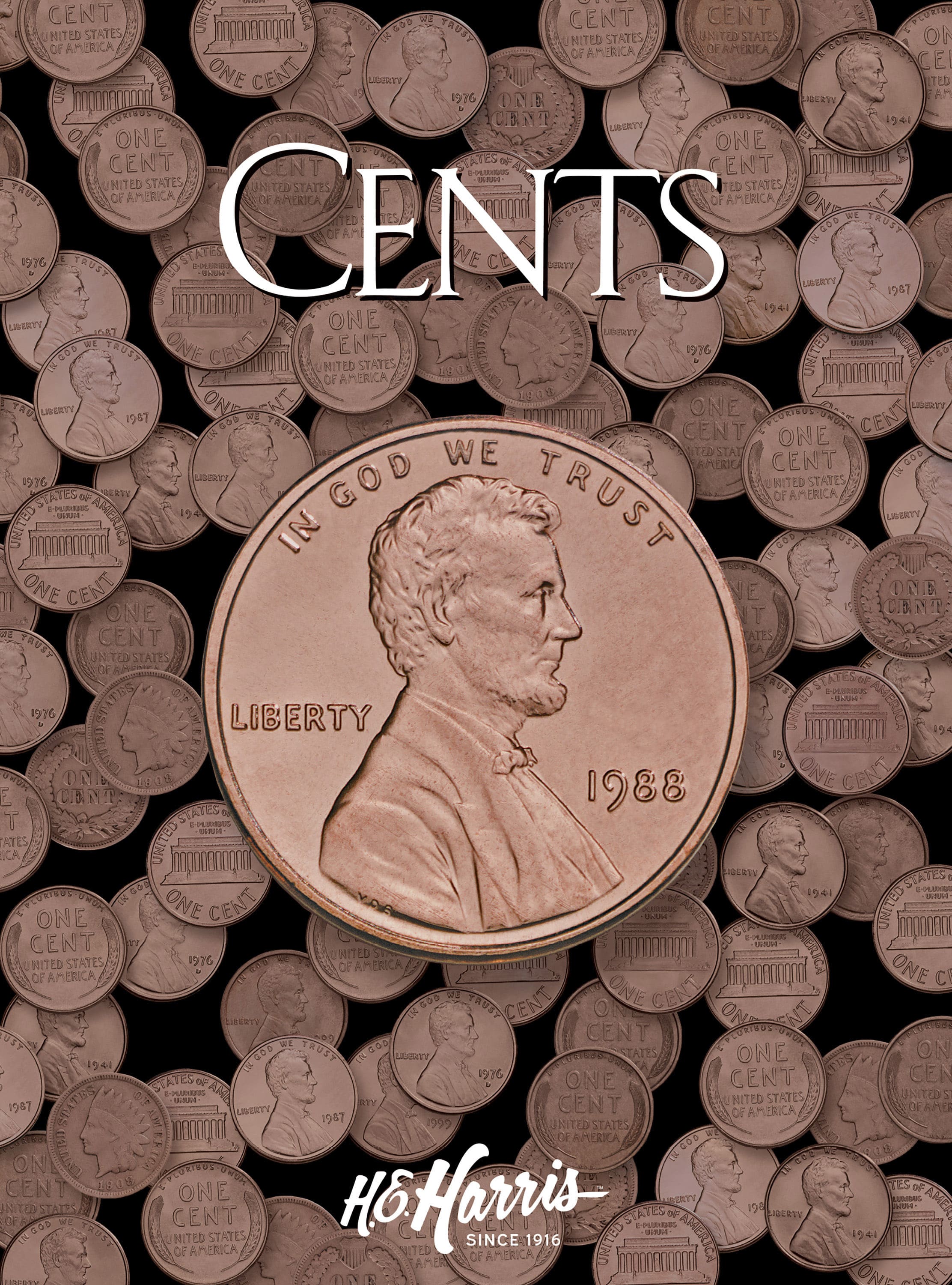 H.E. Harris® Coin Folder – U.S. Cents: Plain, No Dates