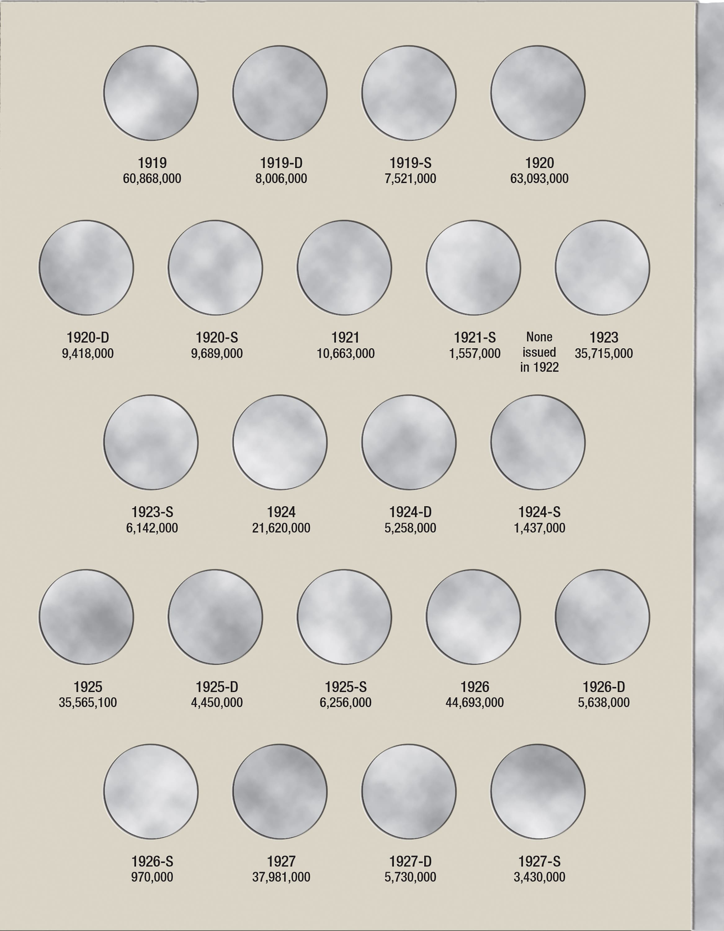H.E. Harris® Coin Folder – Buffalo Nickels: 1913-1938
