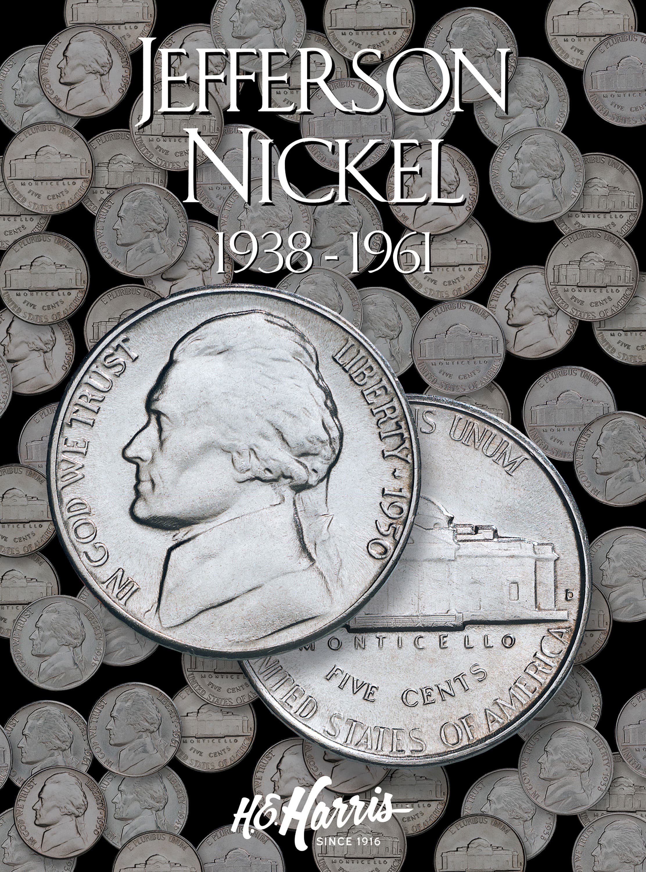 H.E. Harris® Coin Folder – Jefferson Nickels Collection #1: 1938-1961