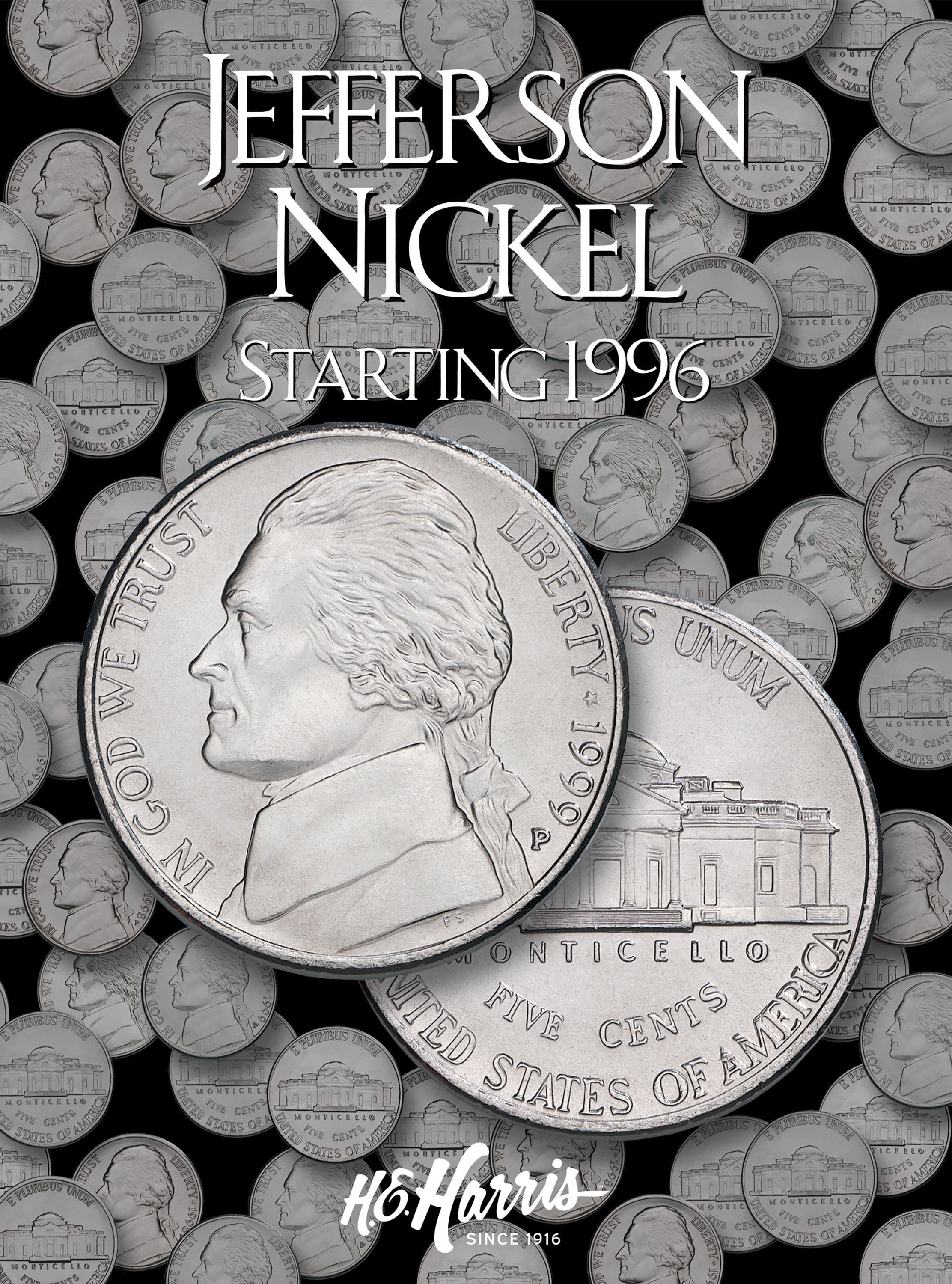 H.E. Harris® Coin Folder – Jefferson Nickels Collection #3: 1996-2025