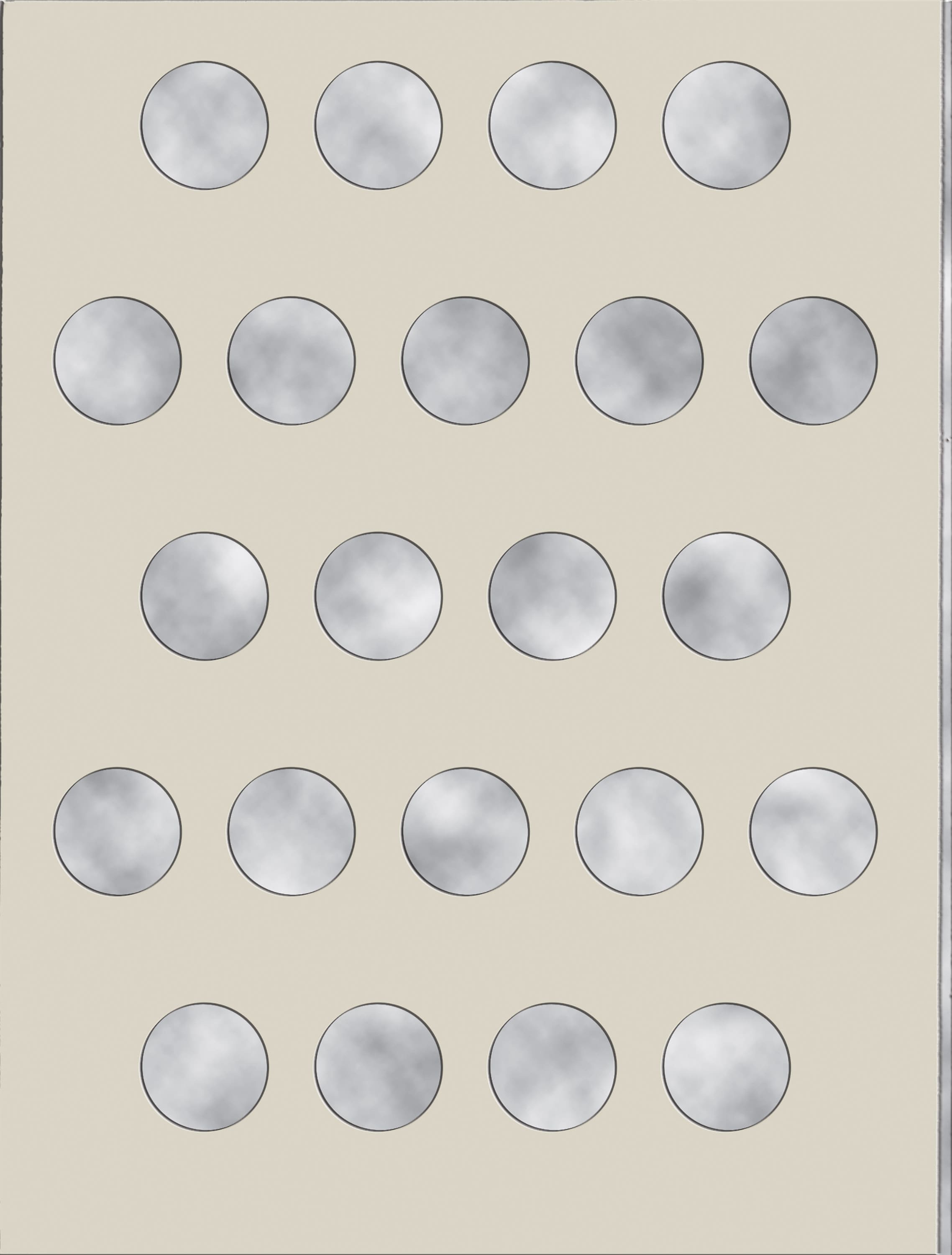 H.E. Harris® Coin Folder – U.S. Nickels: Plain, No Dates