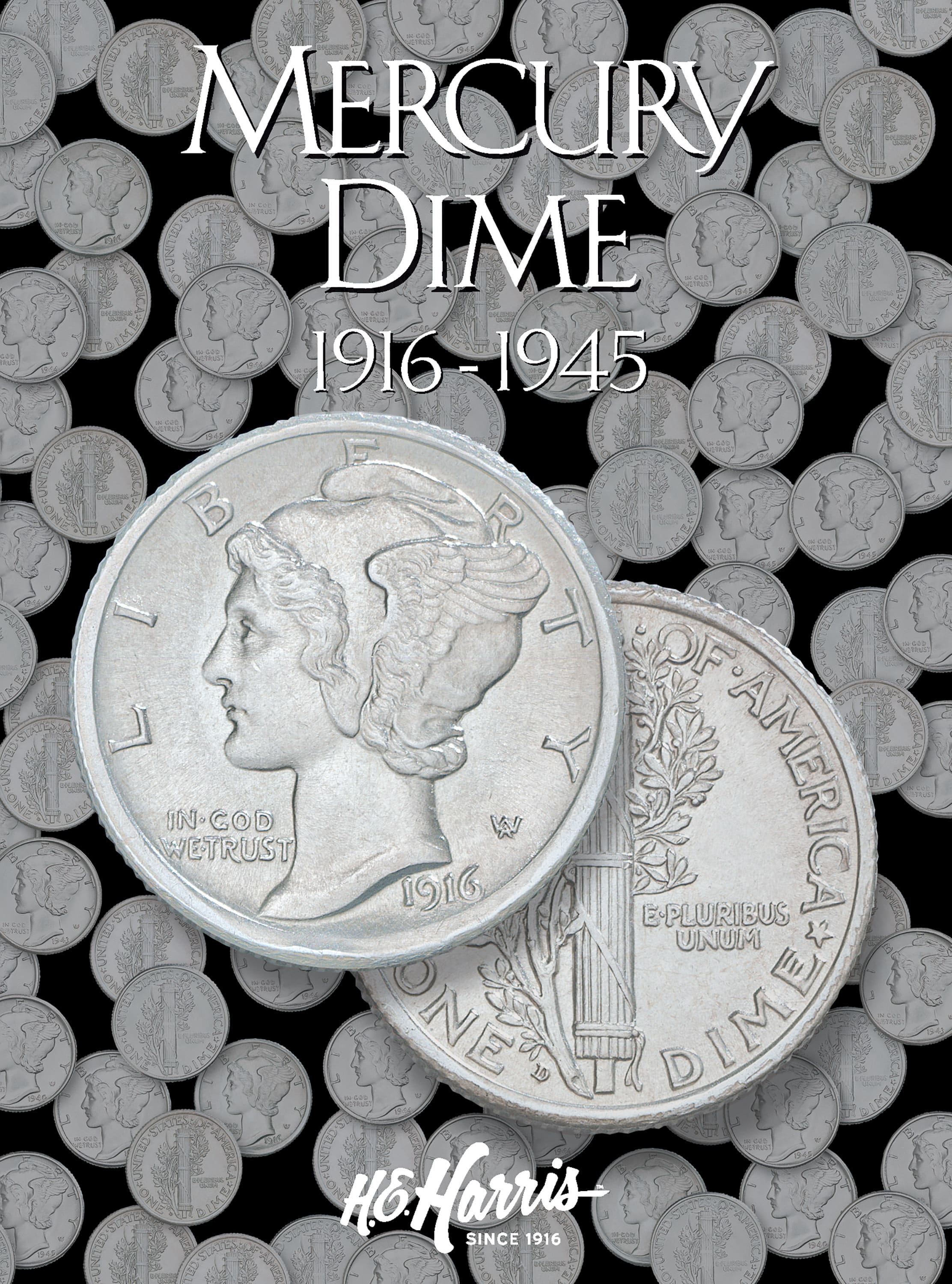 H.E. Harris® Coin Folder – Mercury Dimes: 1916-1945