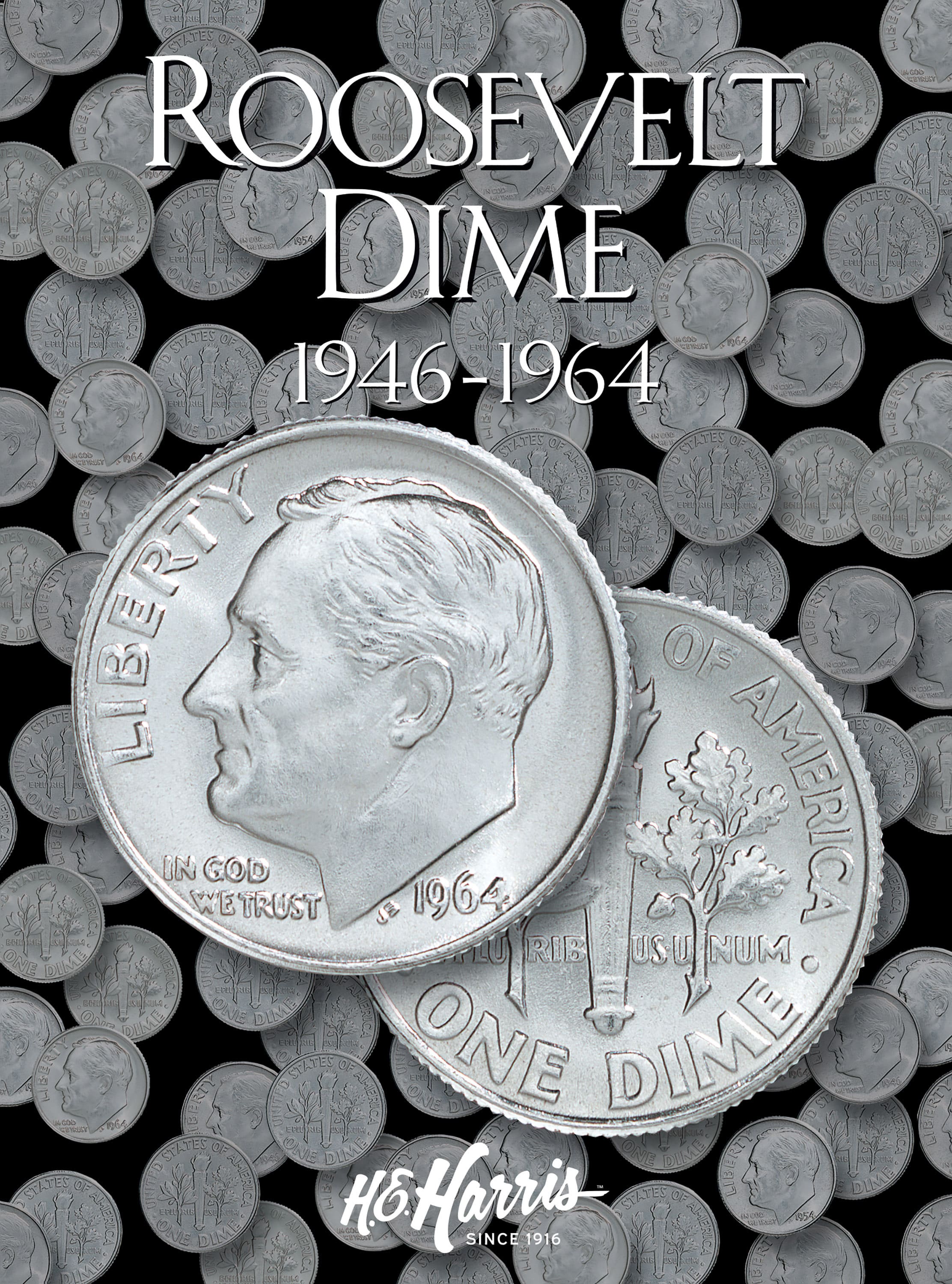 H.E. Harris® Coin Folder – Roosevelt Dimes Collection #1: 1946-1964