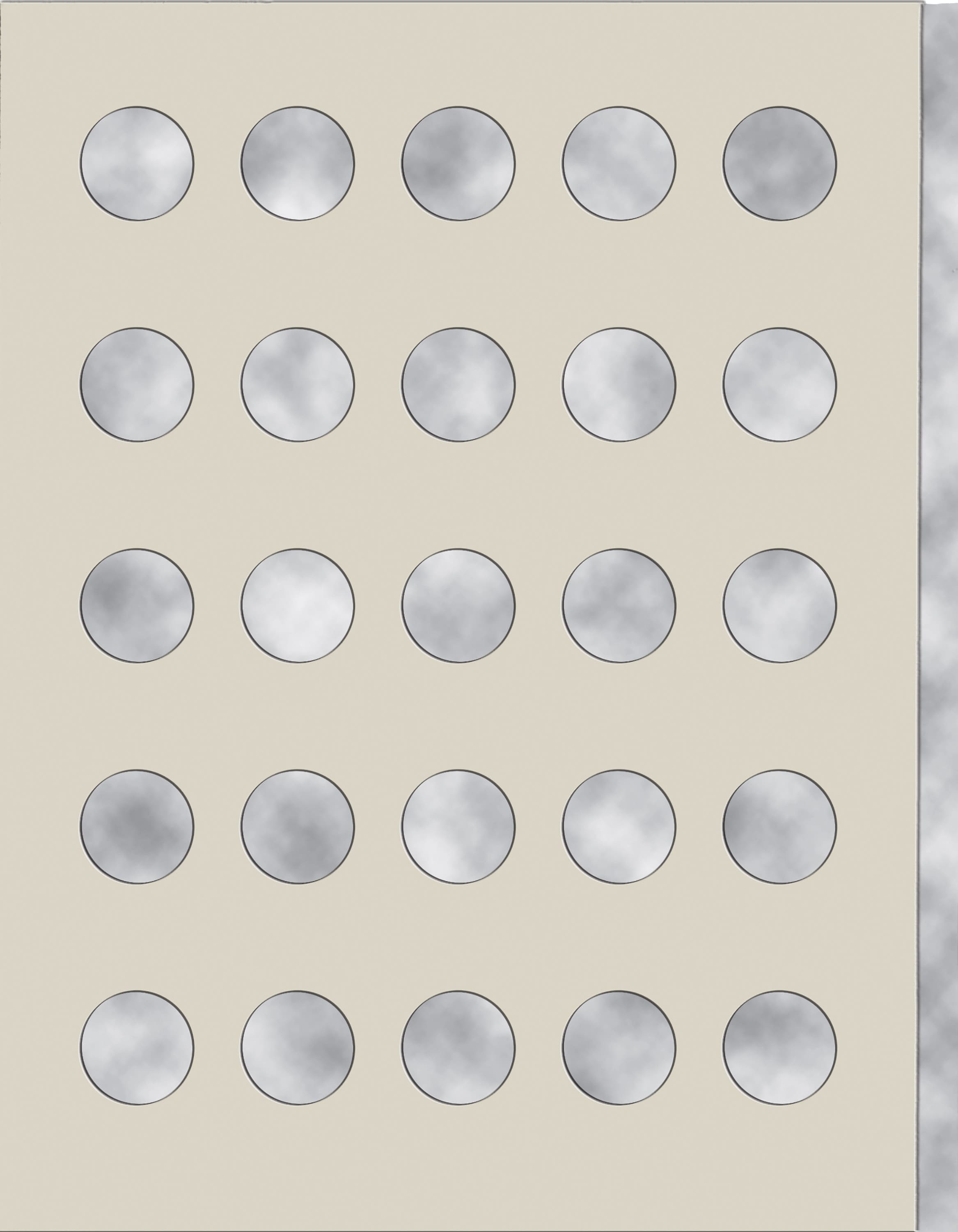 H.E. Harris® Coin Folder – U.S. Dimes: Plain, No Dates