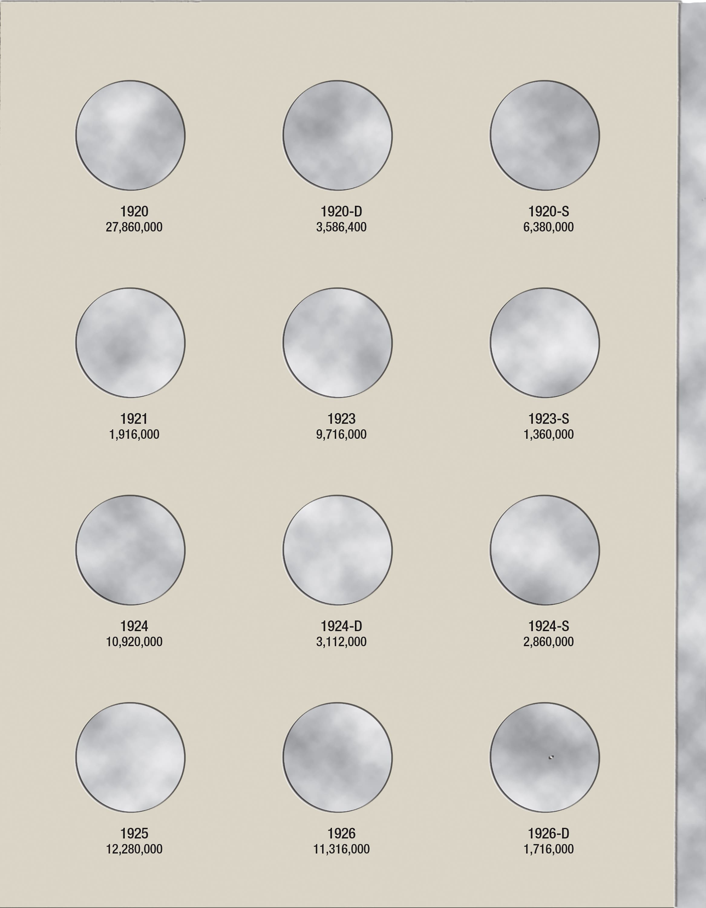 H.E. Harris® Coin Folder – Standing Liberty Quarters: 1916-1930