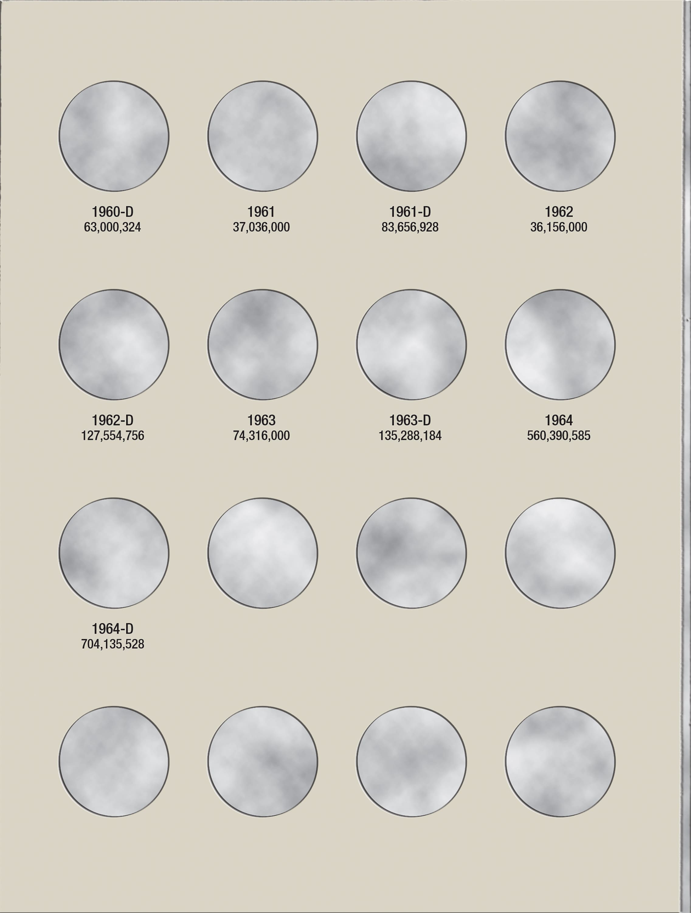 H.E. Harris® Coin Folder – Washington Quarters Collection #2: 1948-1964