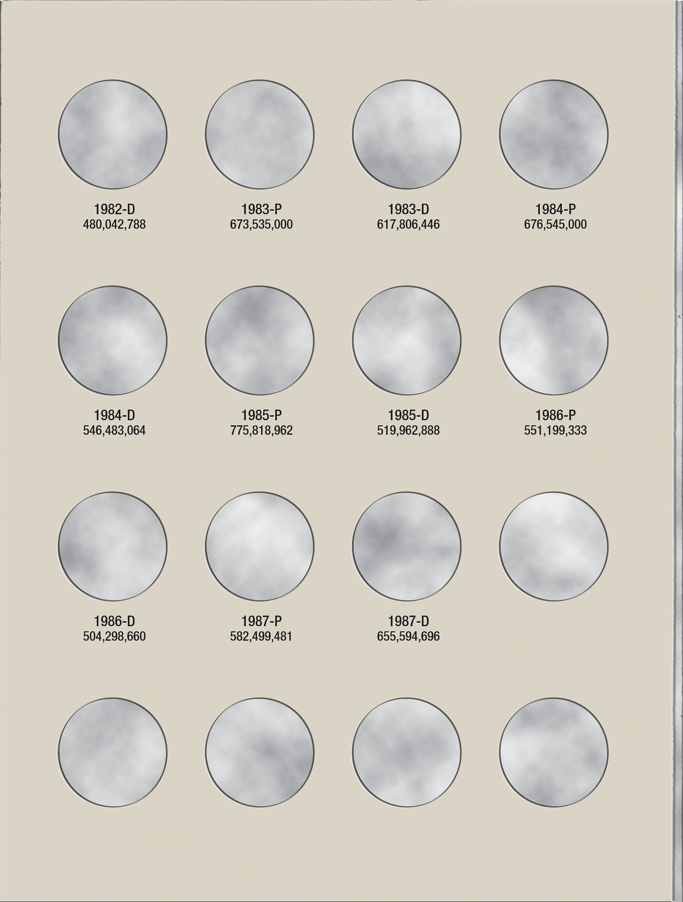 H.E. Harris® Coin Folder – Washington Quarters Collection #3: 1965-1987