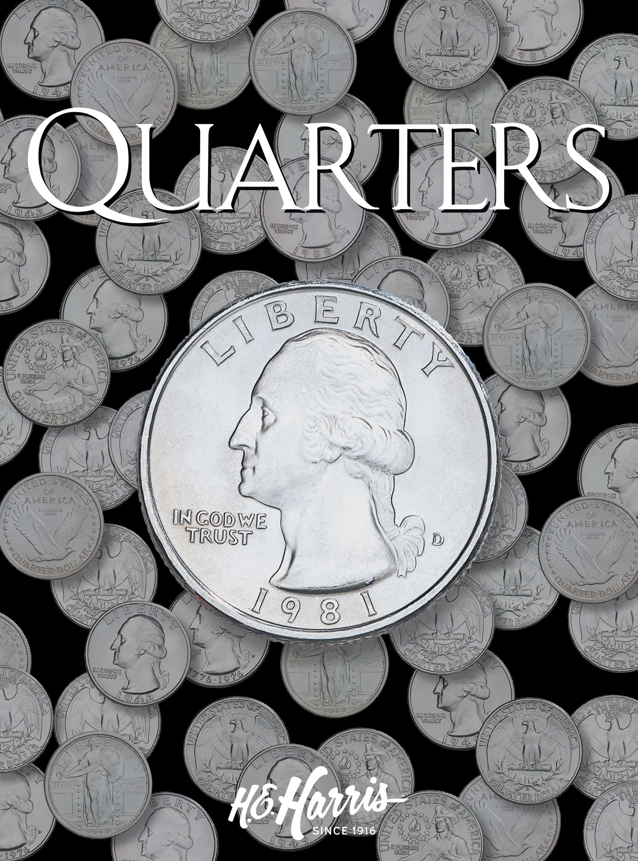 H.E. Harris® Coin Folder – U.S. Quarters: Plain, No Dates