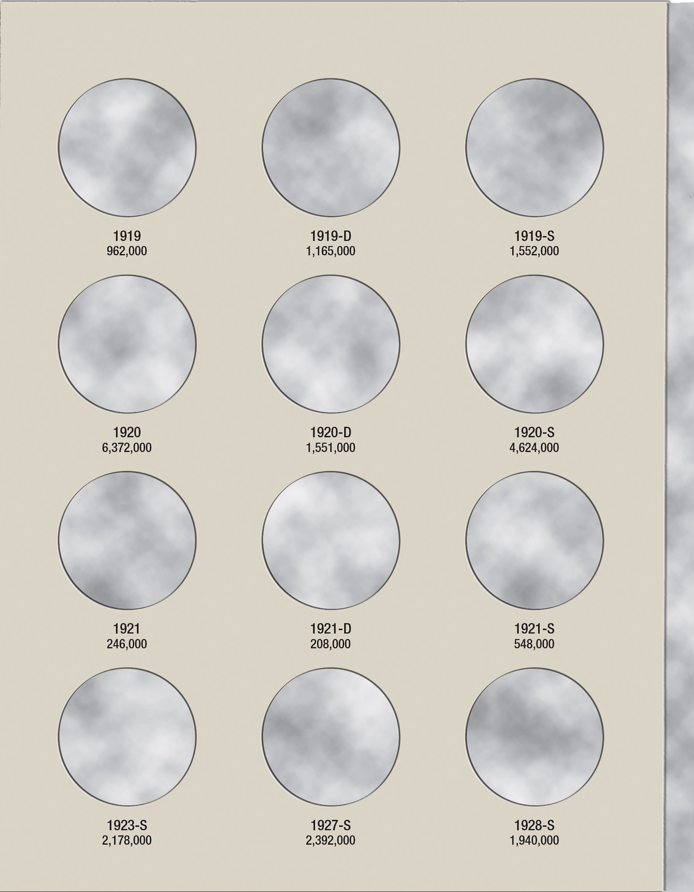 H.E. Harris® Coin Folder – Liberty Walking Half Dollars Collection #1: 1916-1936