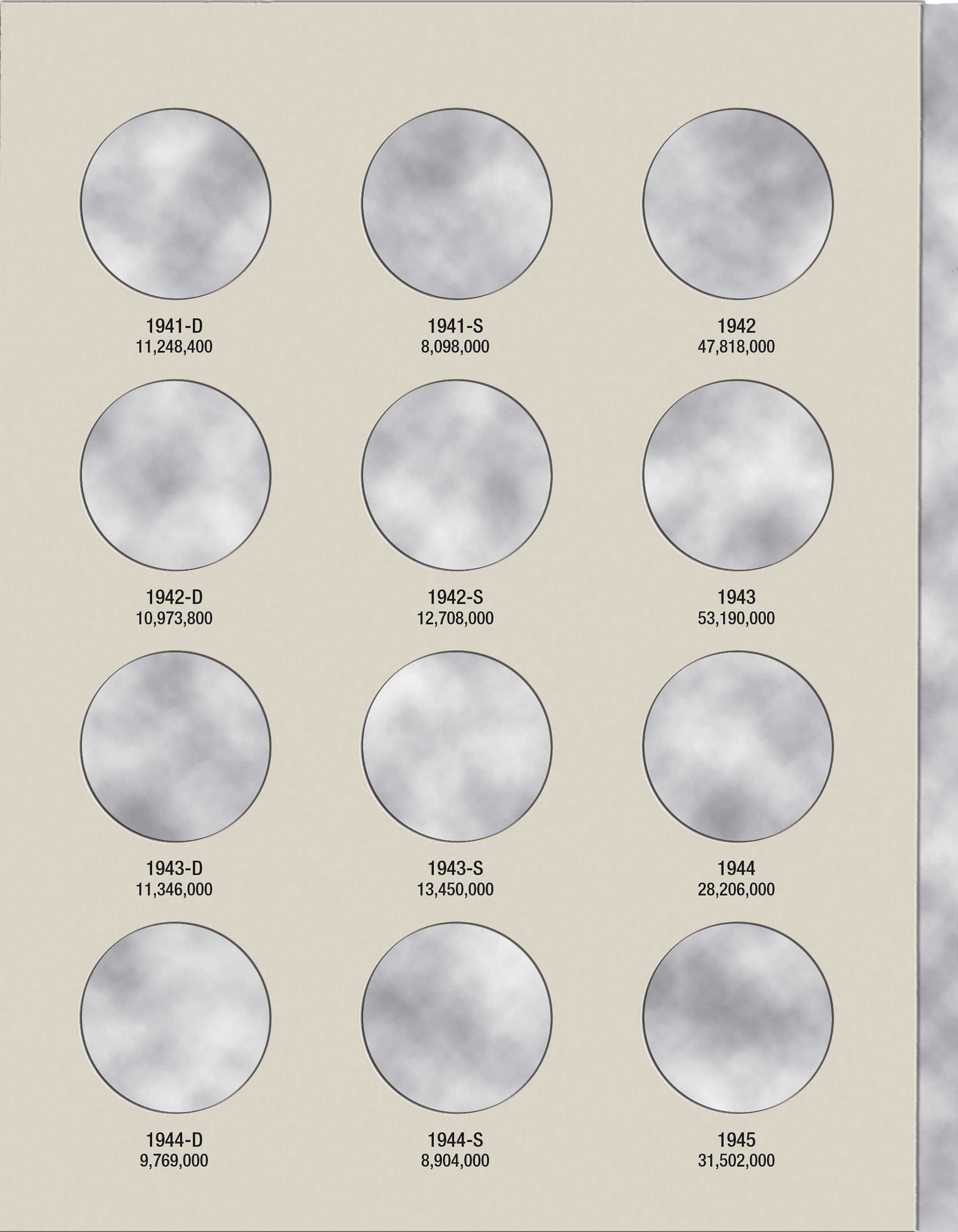 H.E. Harris® Coin Folder – Liberty Walking Half Dollars Collection #2: 1937-1947