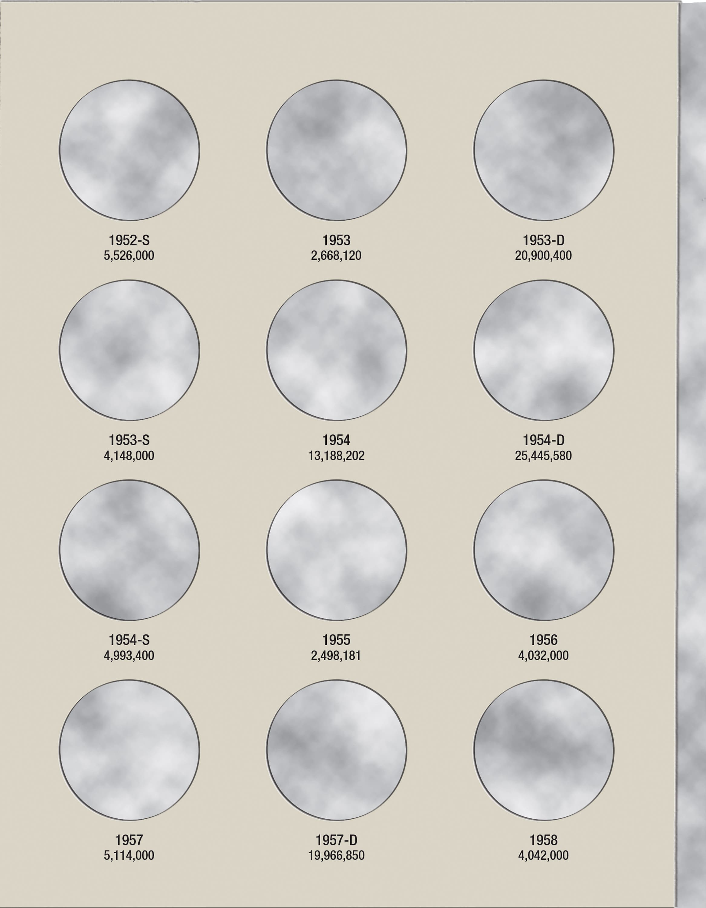 H.E. Harris® Coin Folder – Franklin Half Dollars: 1948-1963