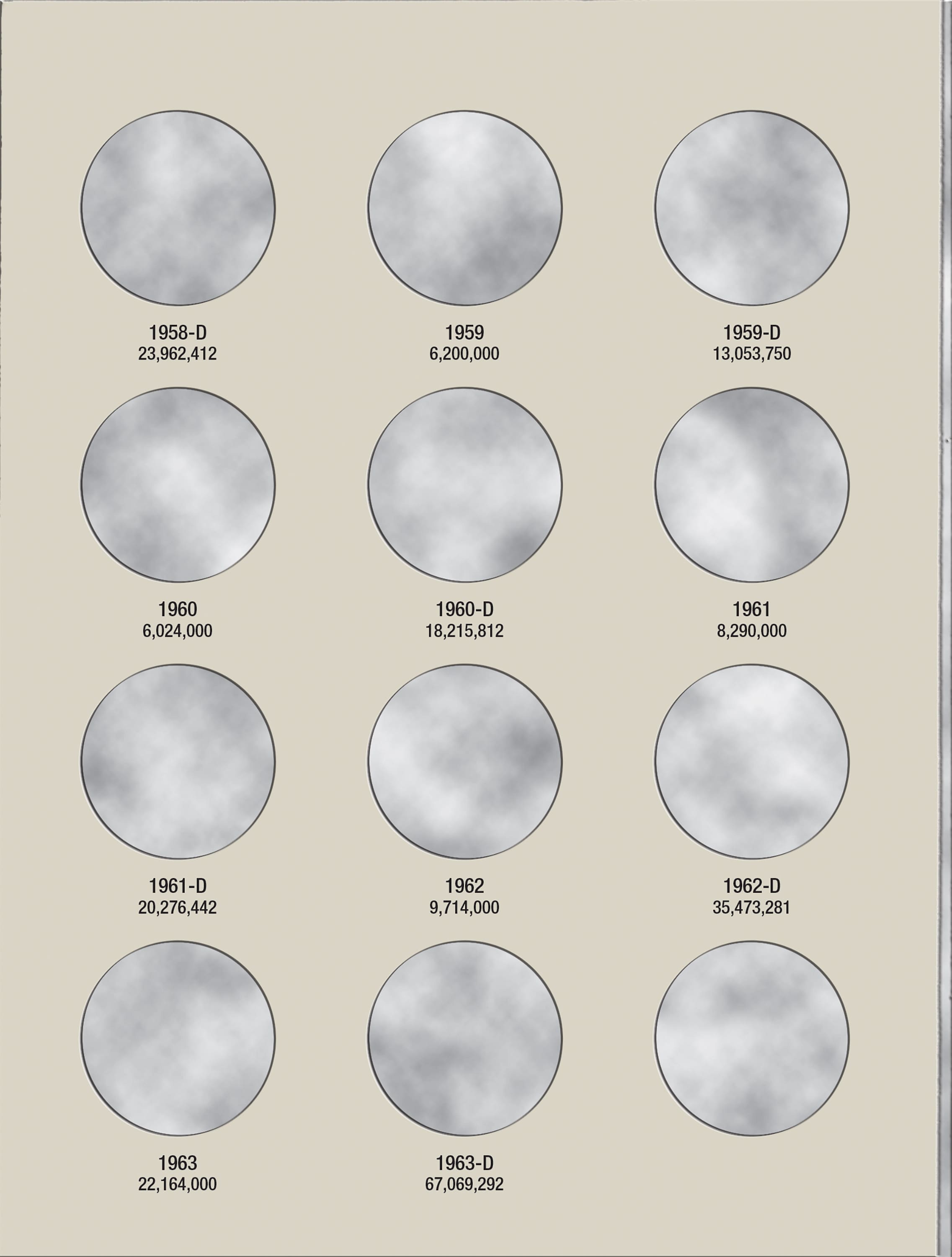 H.E. Harris® Coin Folder – Franklin Half Dollars: 1948-1963