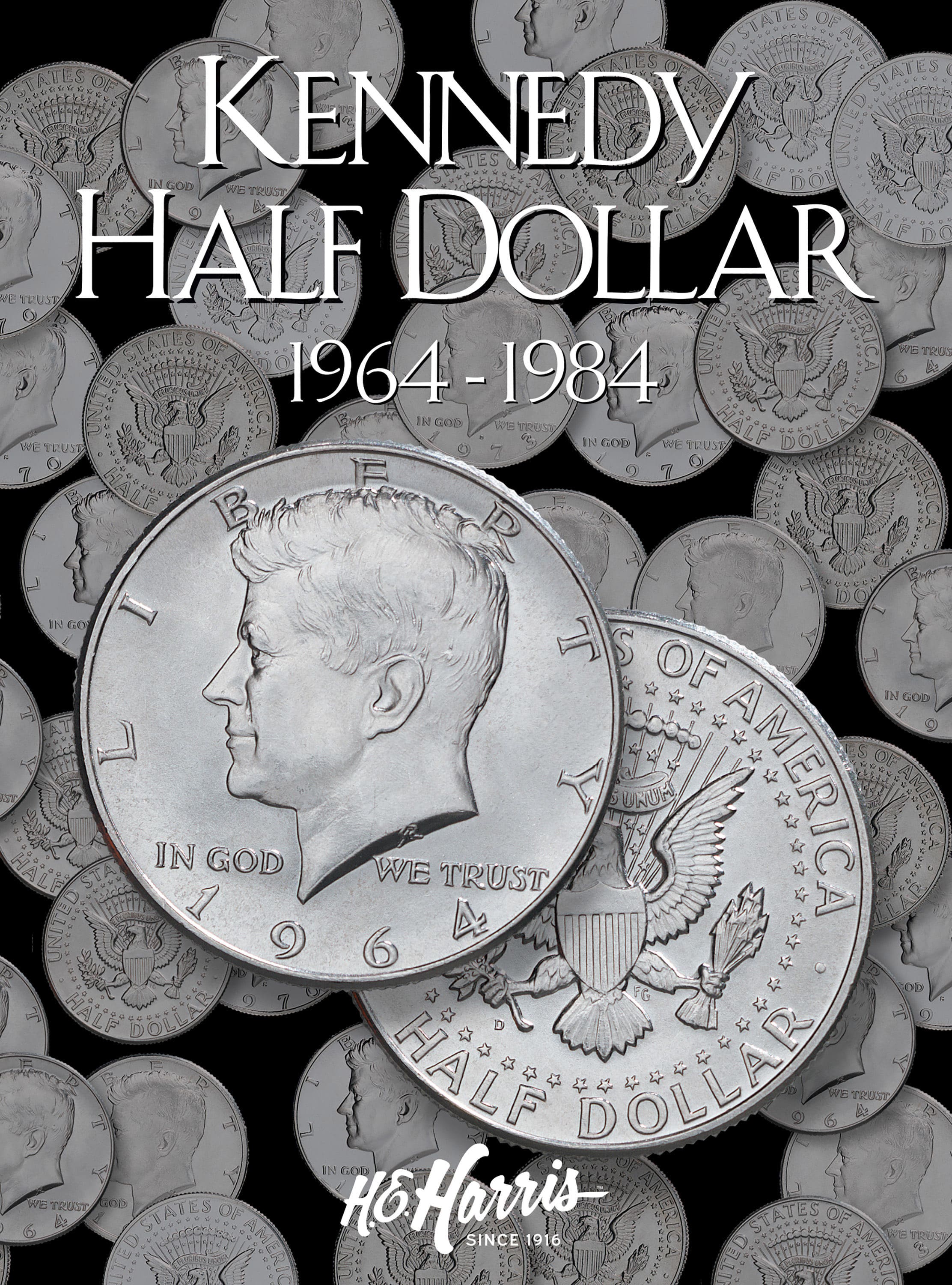 H.E. Harris® Coin Folder – Kennedy Half Dollars Collection #1: 1964-1984