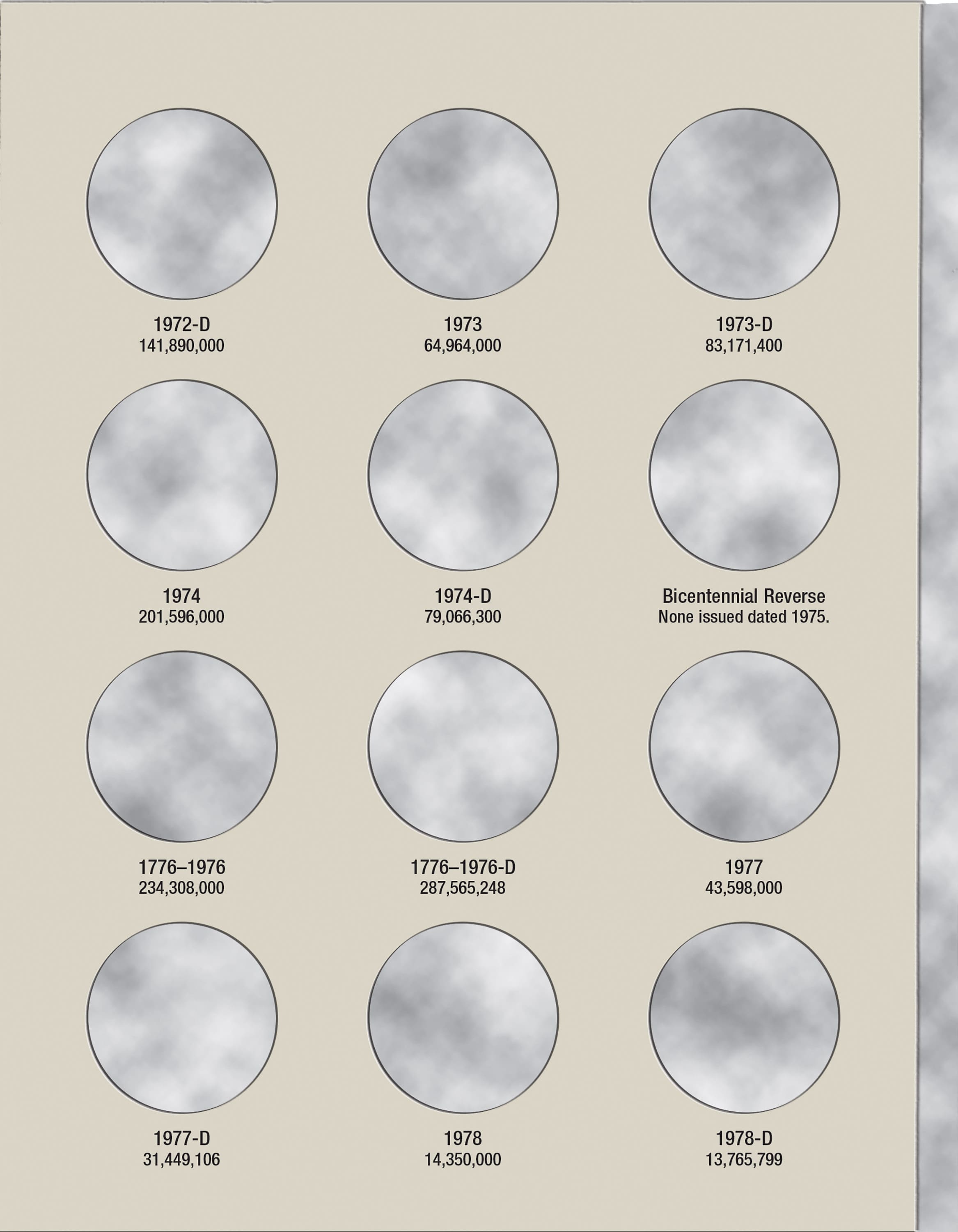 H.E. Harris® Coin Folder – Kennedy Half Dollars Collection #1: 1964-1984