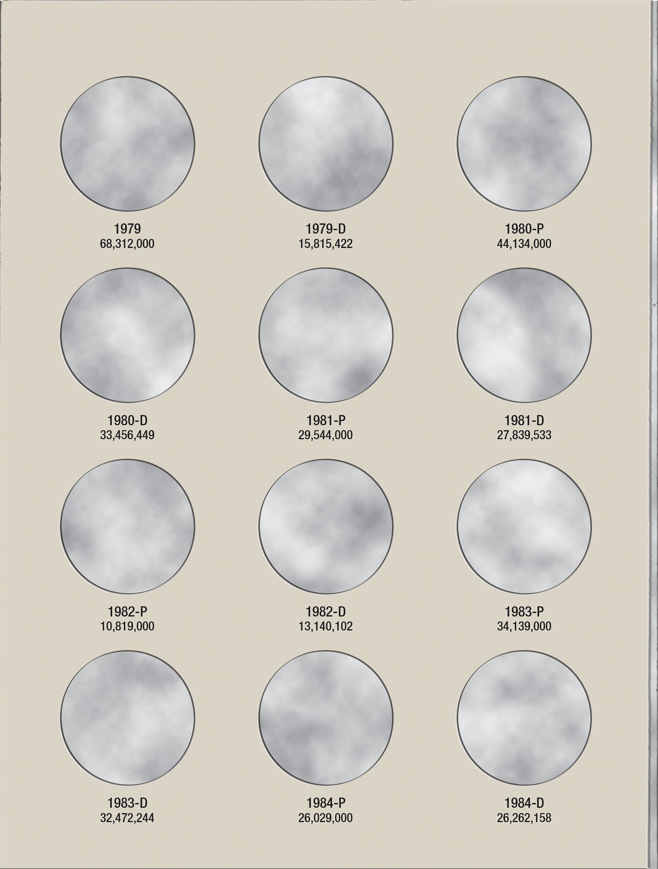 H.E. Harris® Coin Folder – Kennedy Half Dollars Collection #1: 1964-1984
