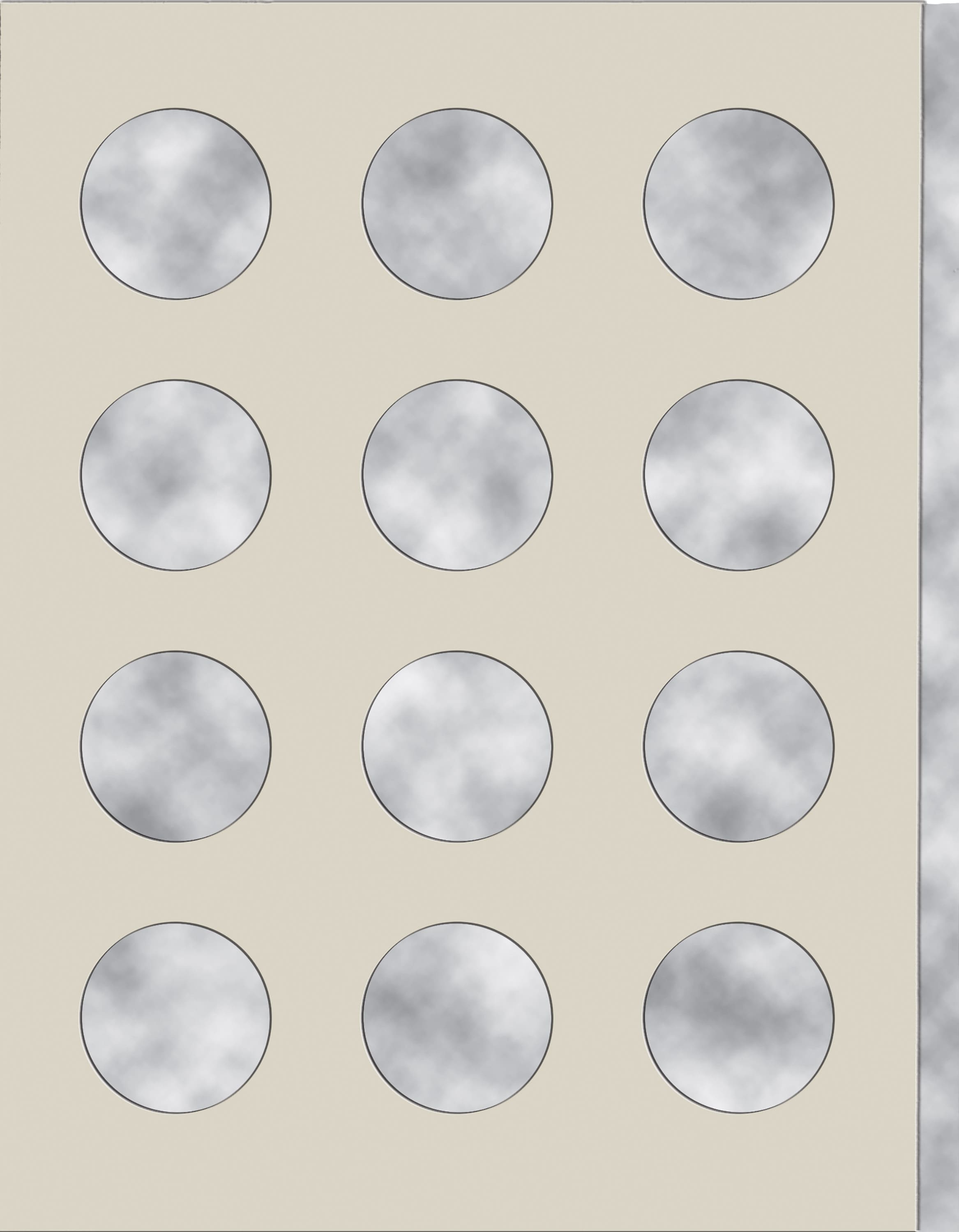 H.E. Harris® Coin Folder – U.S. Half Dollars: Plain, No Dates