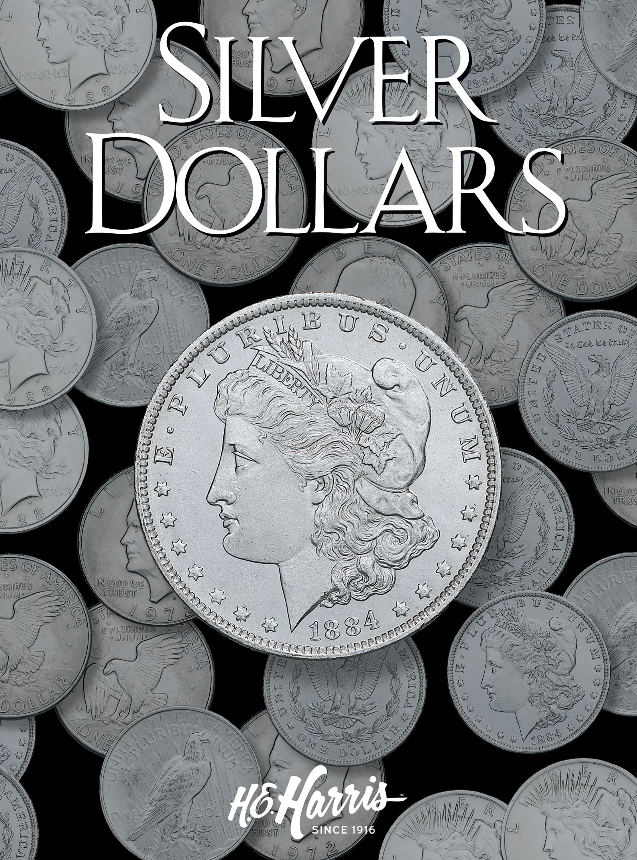 H.E. Harris® Coin Folder – U.S. Silver Dollars: Plain, No Dates