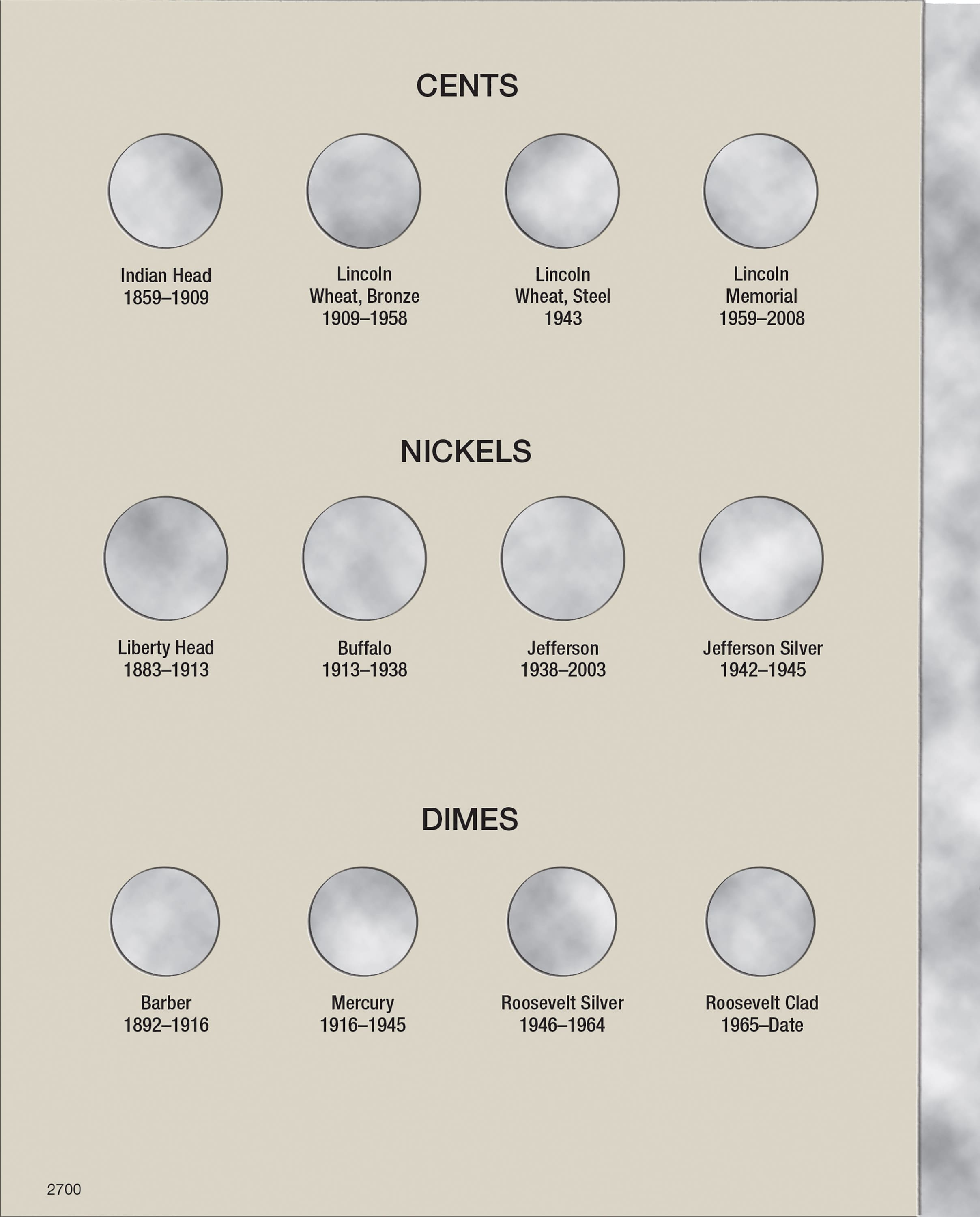 H.E. Harris® Coin Folder – U.S. 20th Century Type Collection