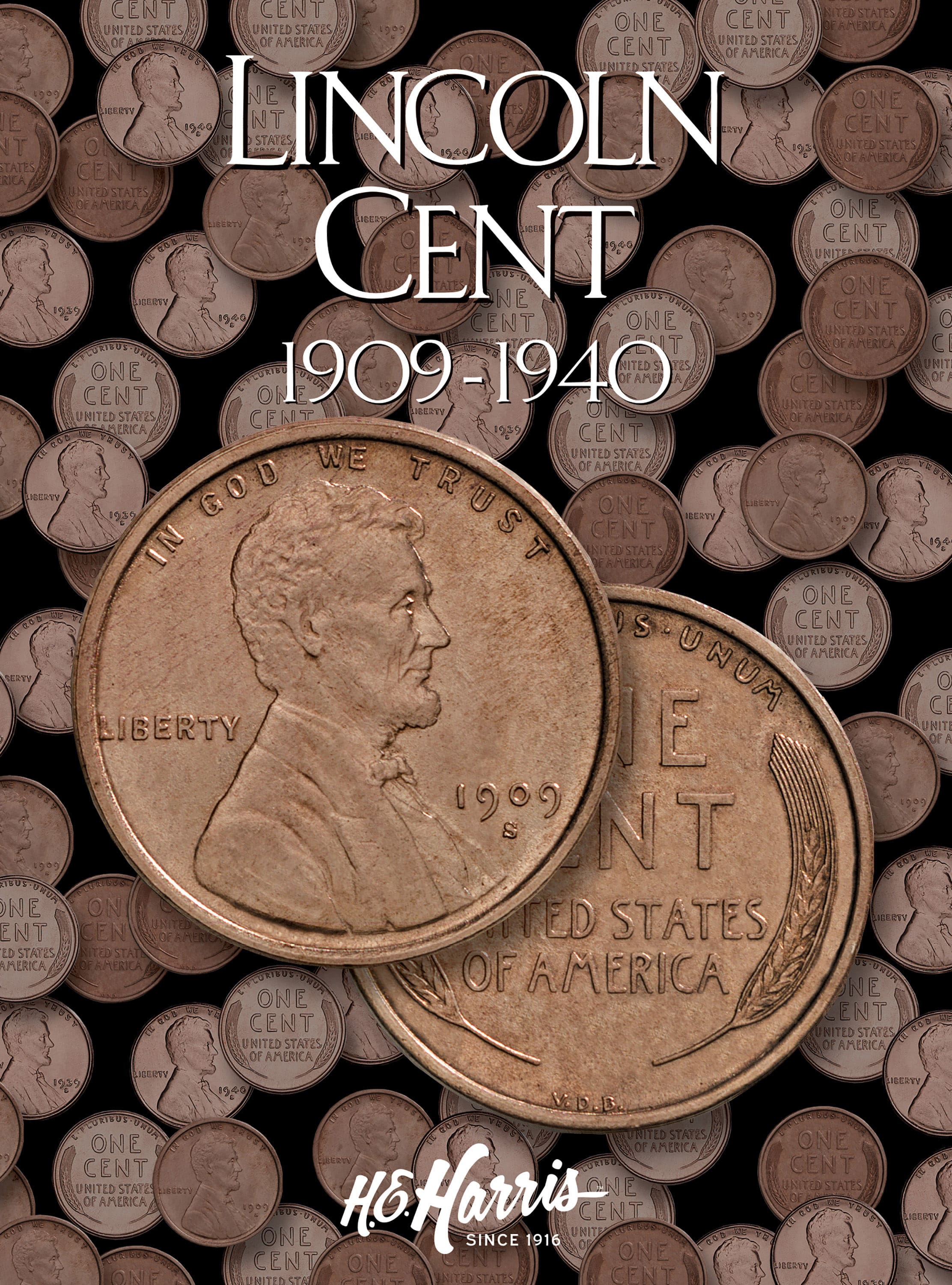 H.E. Harris® Coin Folder – Lincoln Cents Collection #1: 1909-1940