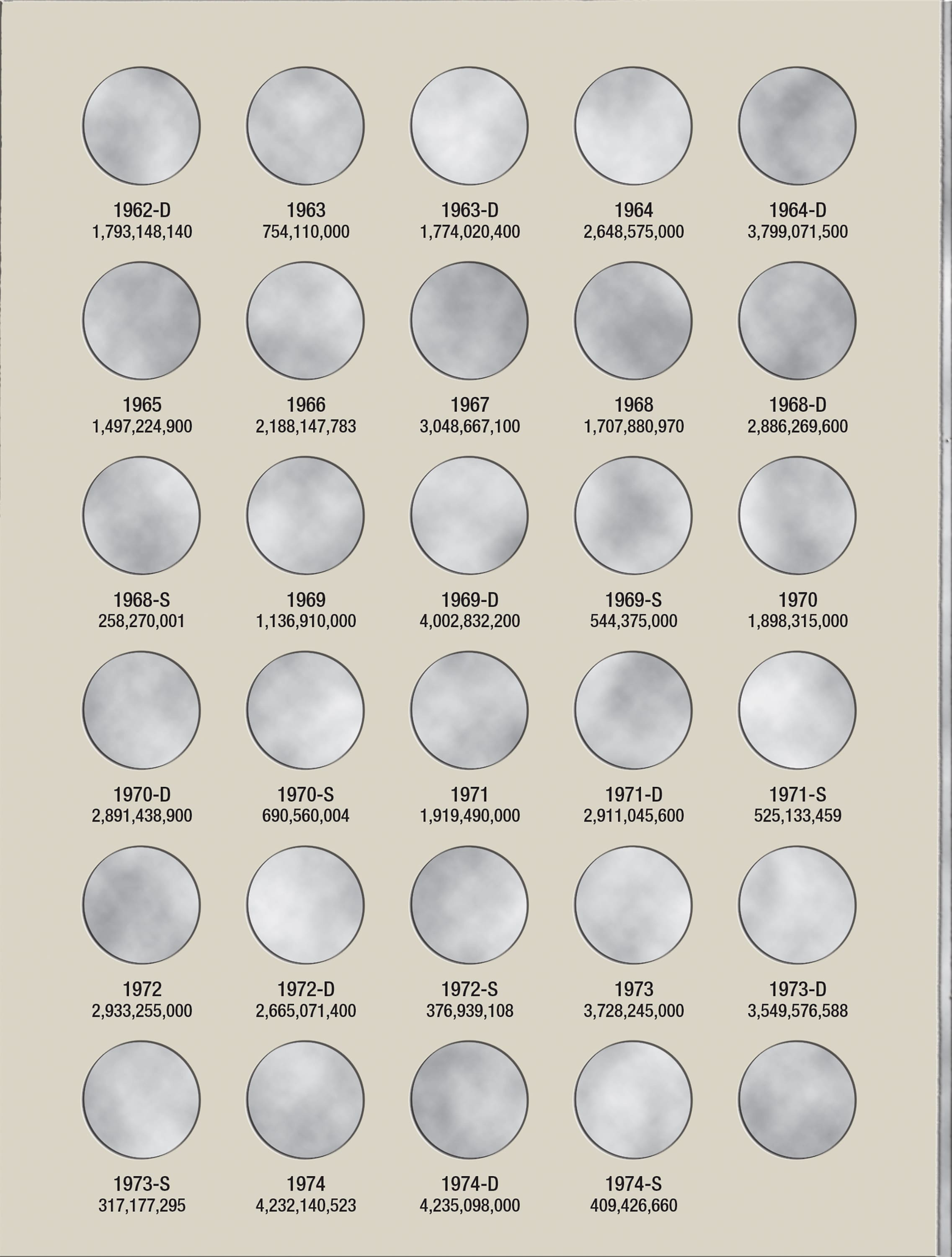 H.E. Harris® Coin Folder – Lincoln Cents Collection #2: 1941-1974