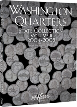 H.E. Harris® Coin Folder – Washington Quarters Statehood Collection #2: 2004-2008 – Coin folder
