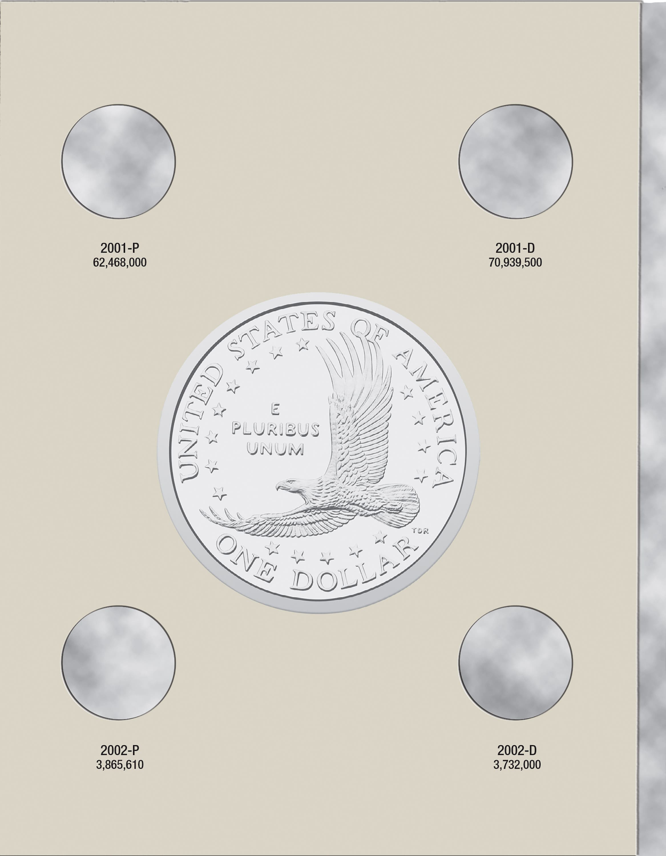 H.E. Harris® Coin Folder – Sacagawea Dollars Collection #1: 2000-2004