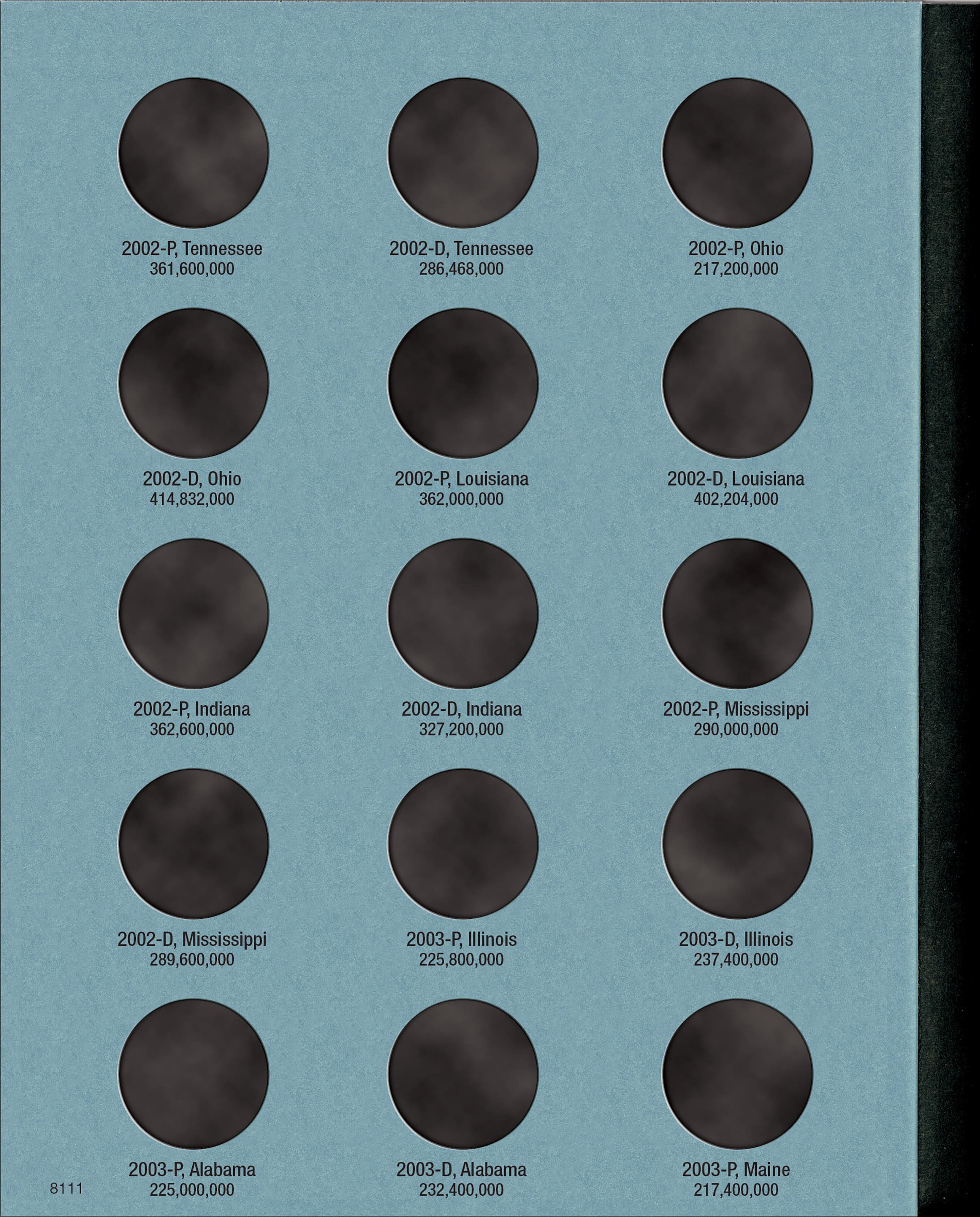 Official Whitman® Coin Folder – Statehood Quarters Collection #2: 2002-2005