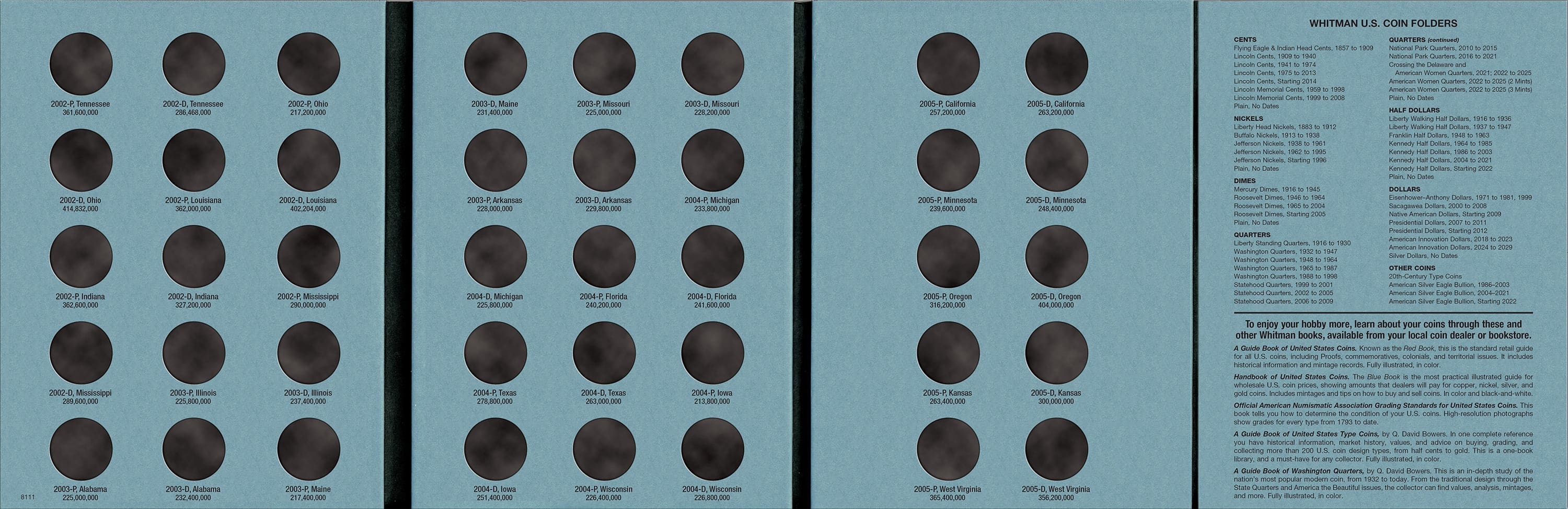 Official Whitman® Coin Folder – Statehood Quarters Collection #2: 2002-2005