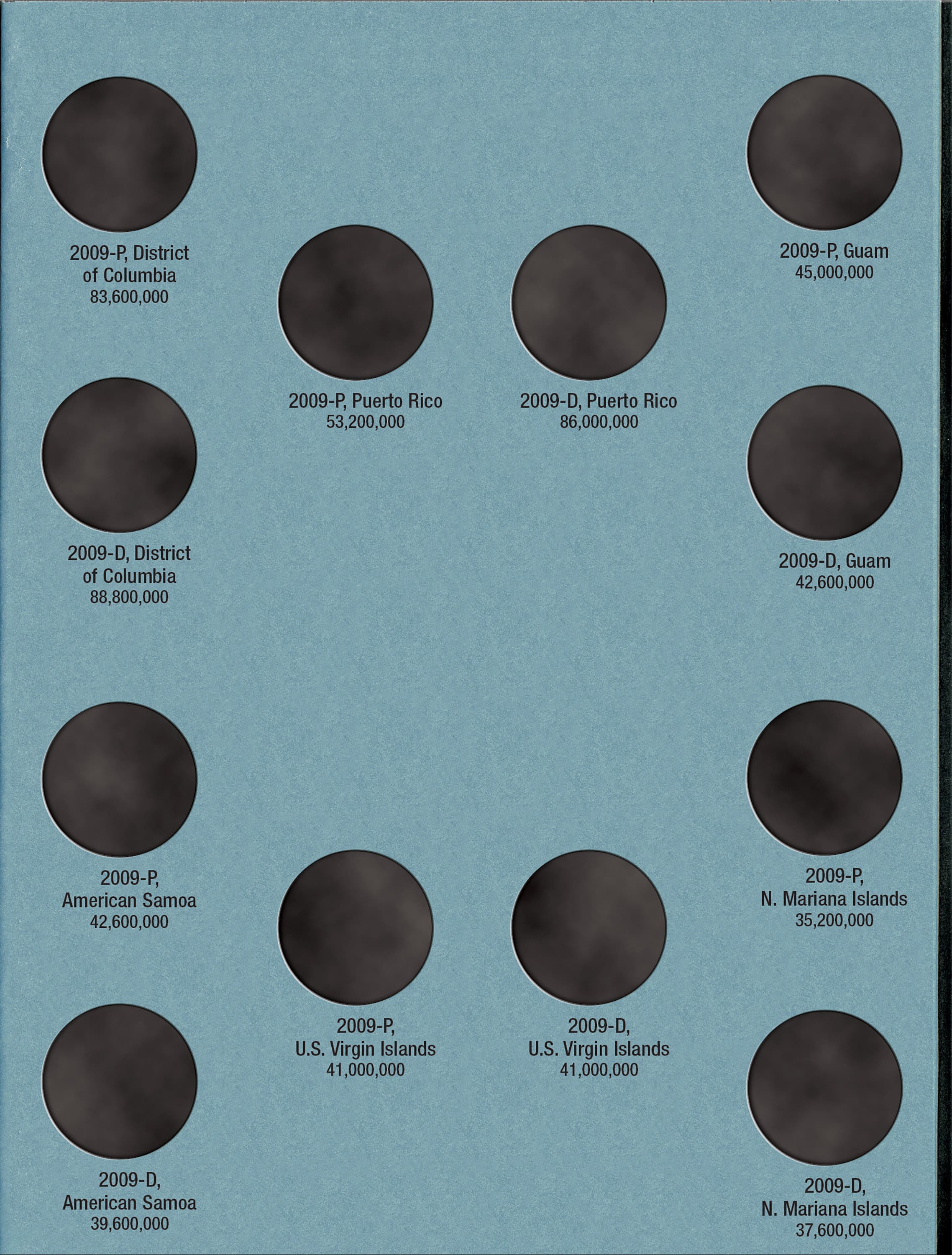 Official Whitman® Coin Folder – Statehood Quarters Collection #3: 2006-2009