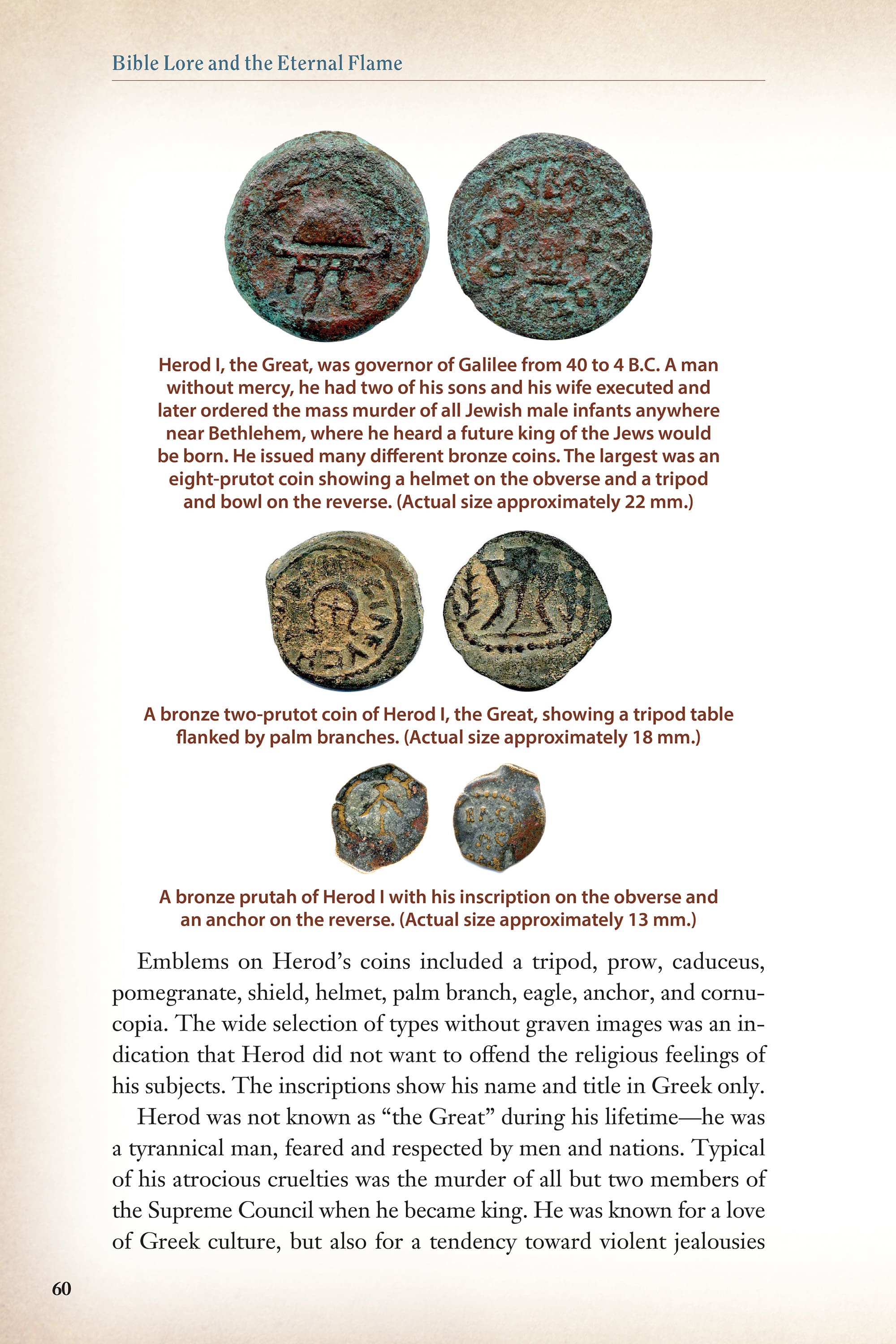 Bible Lore and the Eternal Flame – A Numismatic, Historical & Archaeological Trip Through Biblical Times