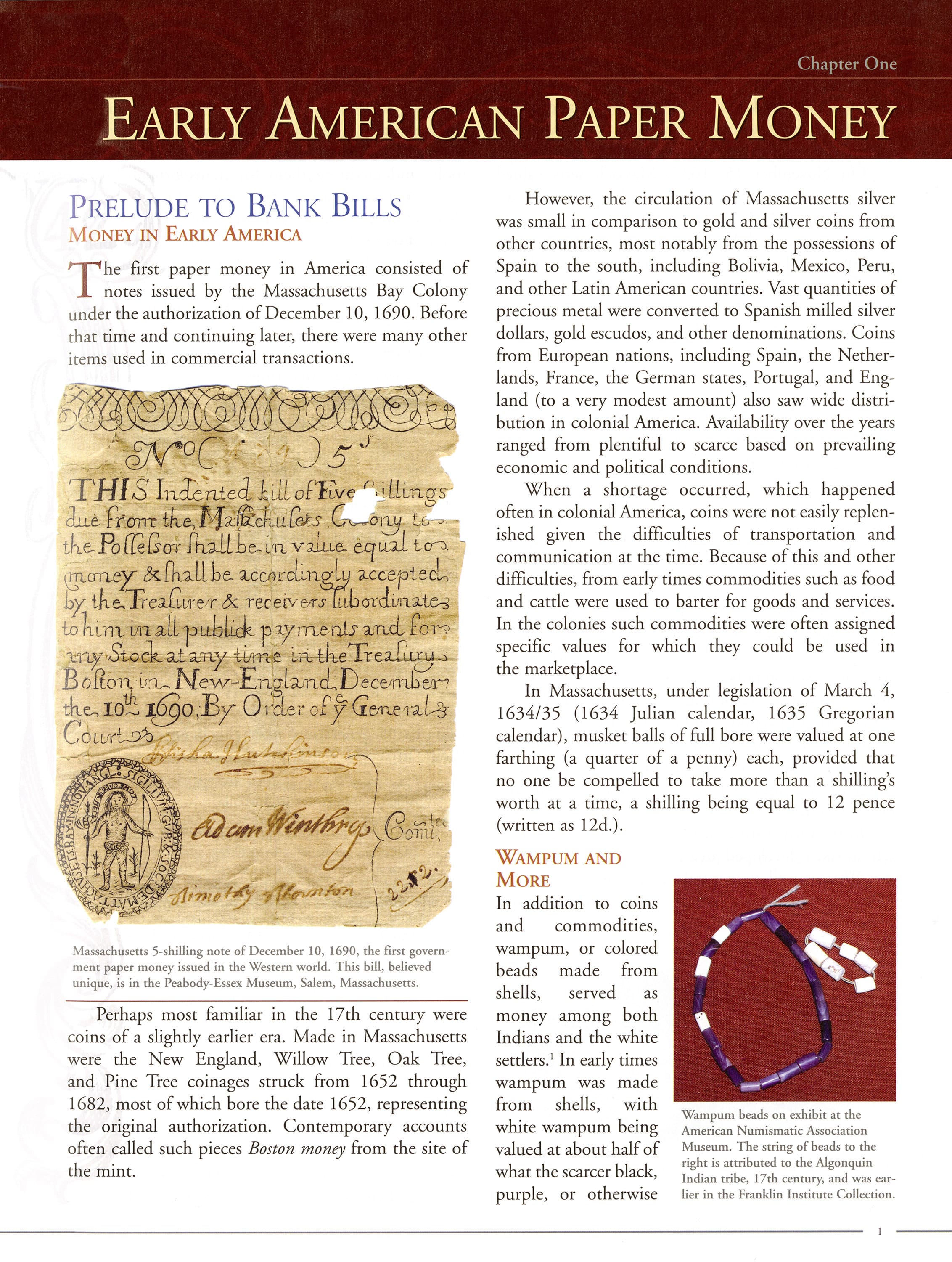Obsolete Paper Money Issued by Banks in the United States, 1782-1866 – A Study and Appreciation for the Numismatist and Historian
