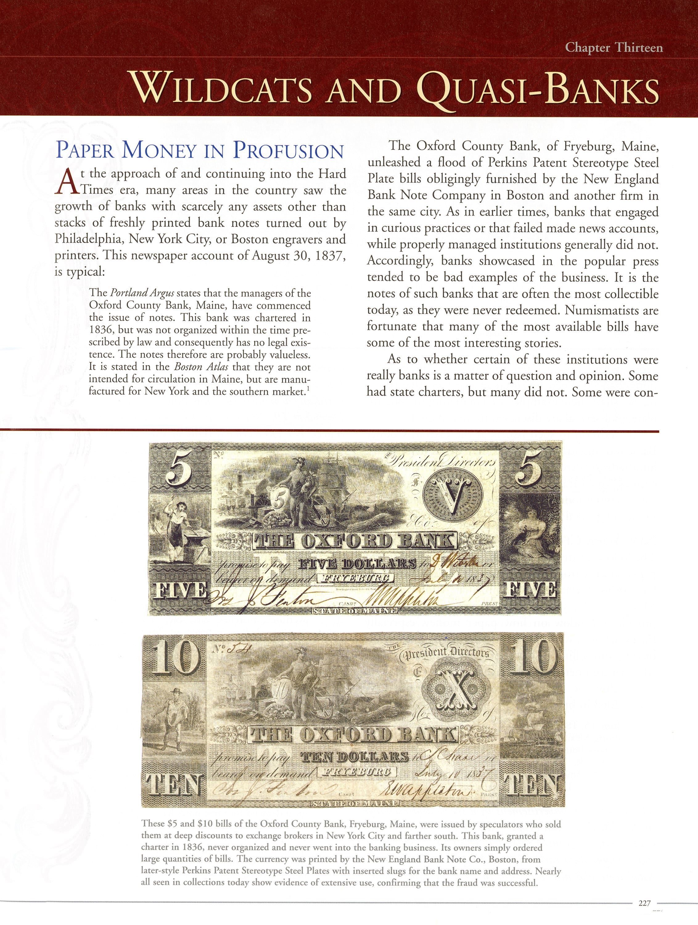 Obsolete Paper Money Issued by Banks in the United States, 1782-1866 – A Study and Appreciation for the Numismatist and Historian