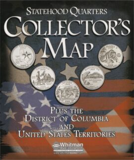 Whitman® Collector Oversized Folder/Map – Statehood, D.C., and Territorial Quarters: 1999-2009 (Single Mint)