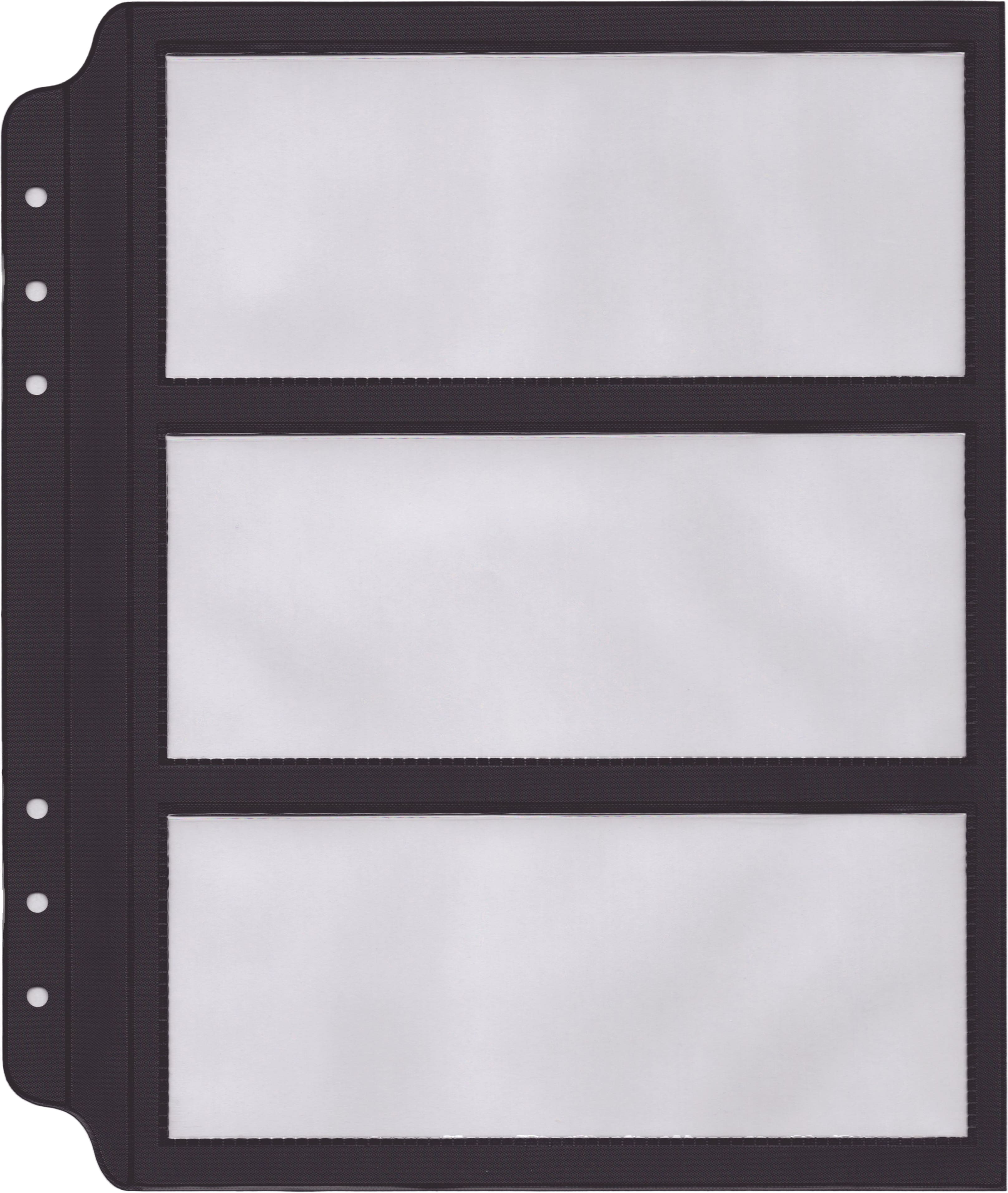 Whitman Premium™ Universal Currency Album – Black (Includes Starter Pages for U.S. Large-Size Notes)