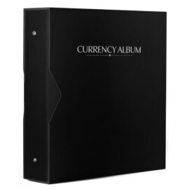 Whitman Premium™ Universal Currency Album – Black (Includes Starter Pages for U.S. Small-Size Notes)