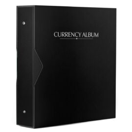 Whitman Premium™ Universal Currency Album – Black (Includes Starter Pages for U.S. Large-Size Notes)