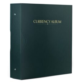 Whitman Premium™ Universal Currency Album – Green (Includes Starter Pages for U.S. Large-Size Notes)