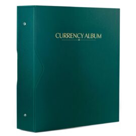 Whitman Premium™ Universal Currency Album – Green (Includes Starter Pages for U.S. Small-Size Notes)