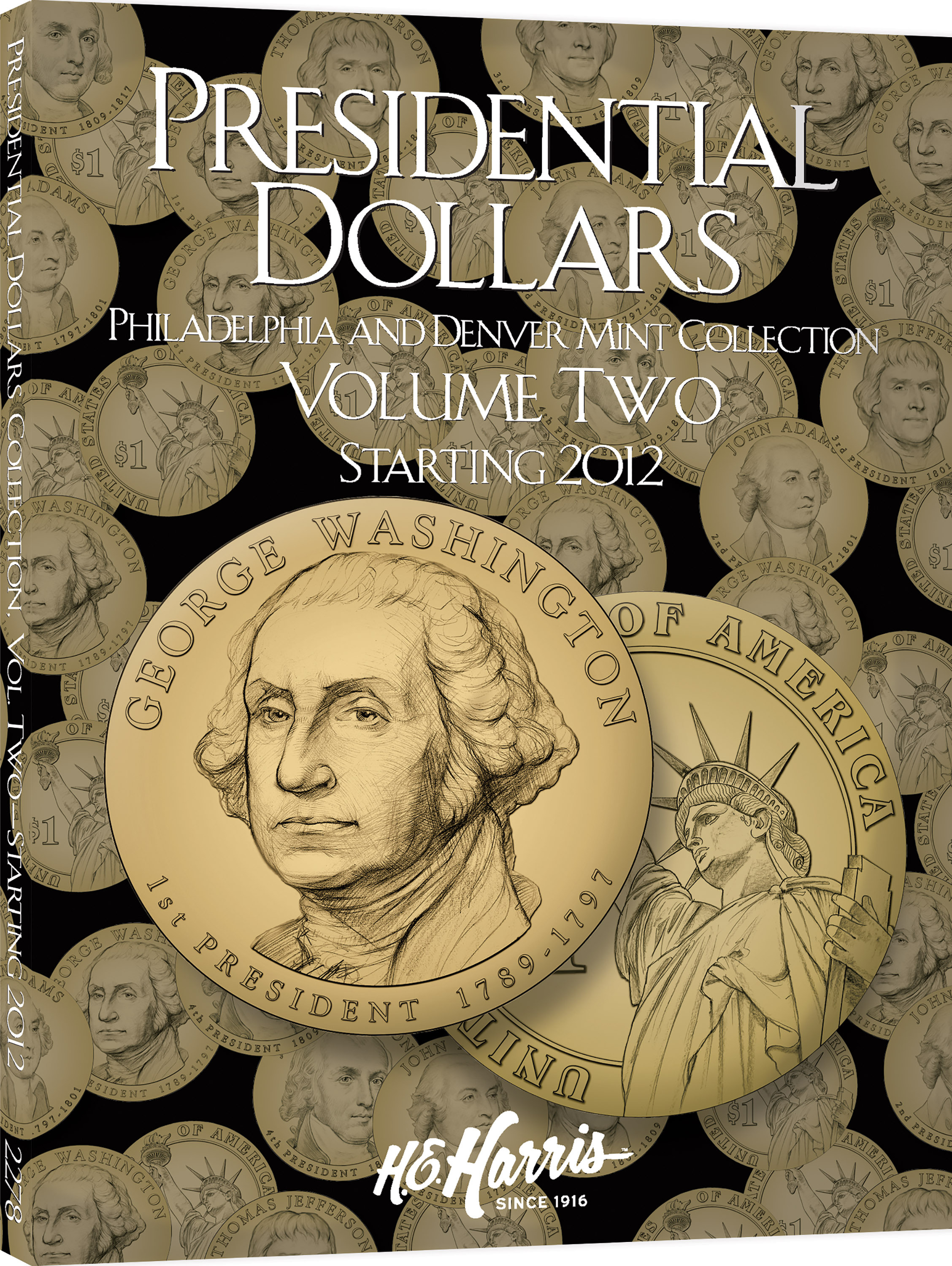 H.E. Harris® Coin Folder – Presidential Dollars Collection #2: Starting 2012