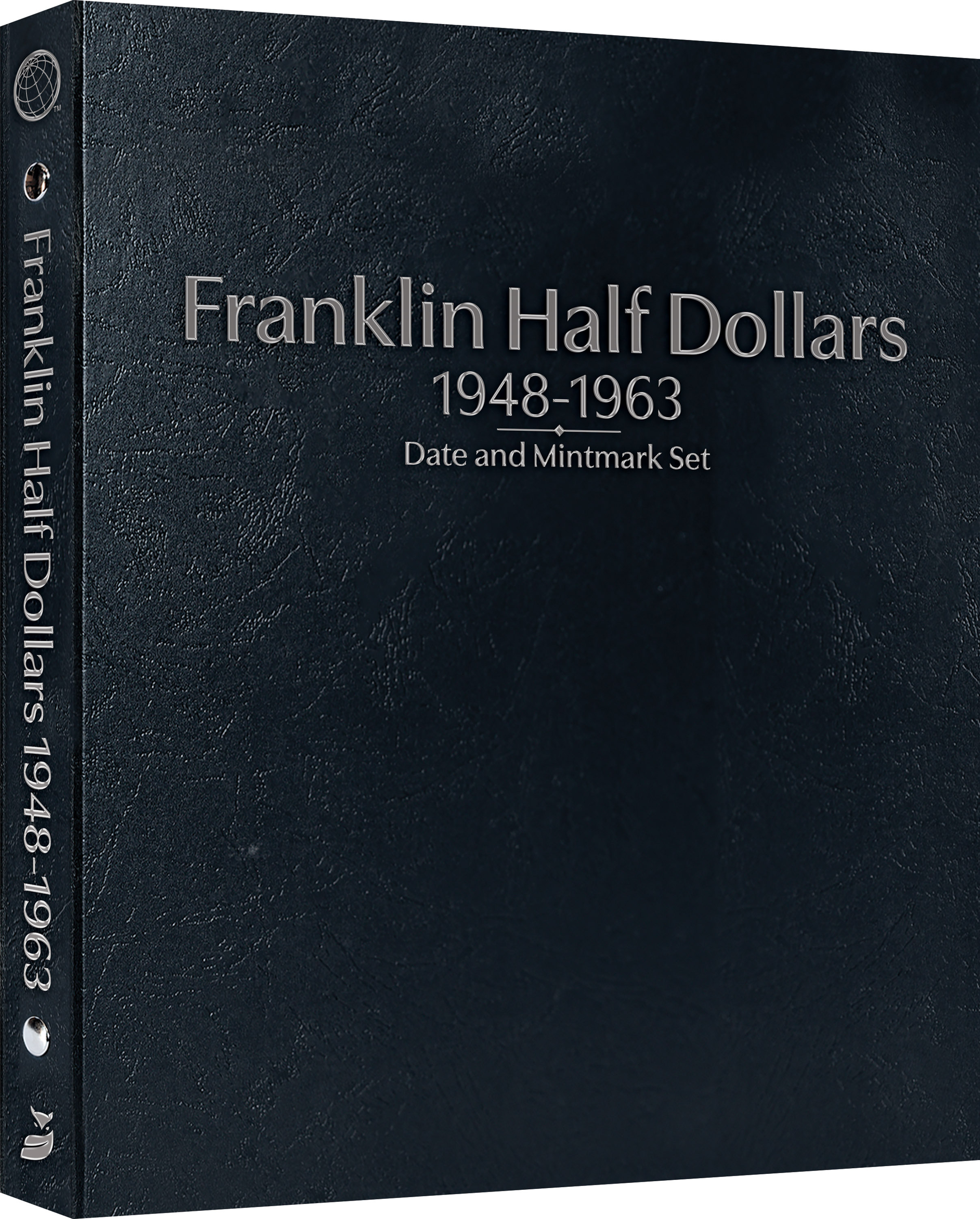 Whitman Prestige Coin Album – Franklin Half Dollars: 1948-1963 Date & Mintmark Set – Coin Album (Black)