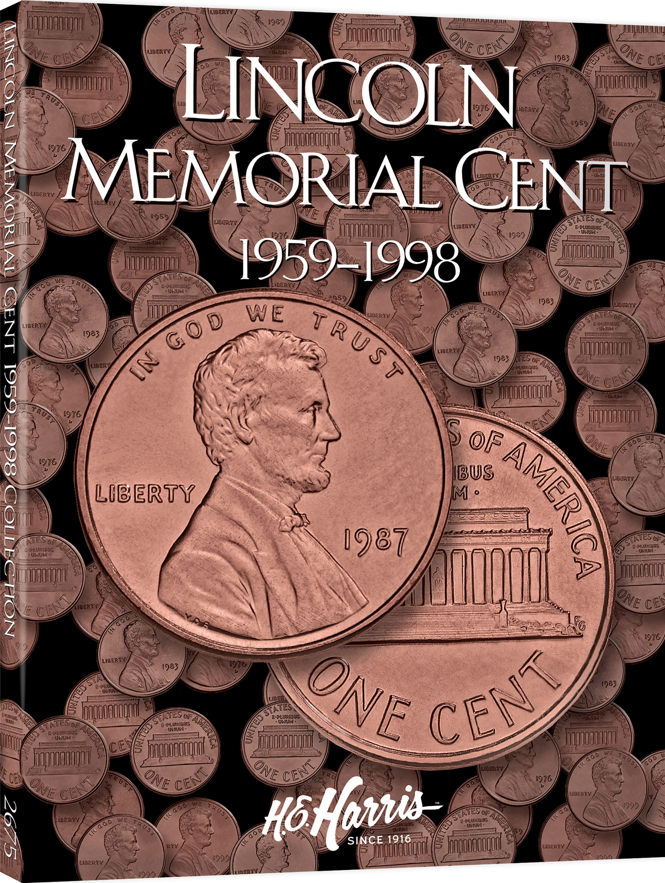 H.E. Harris® Coin Folder – Lincoln Memorial Cents Collection #1: 1959-1998