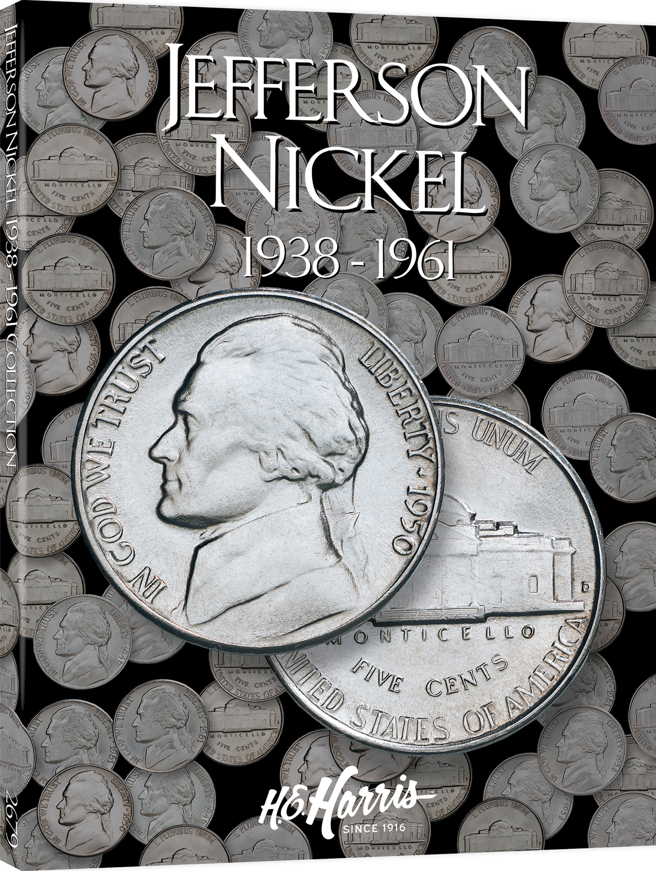 H.E. Harris® Coin Folder – Jefferson Nickels Collection #1: 1938-1961