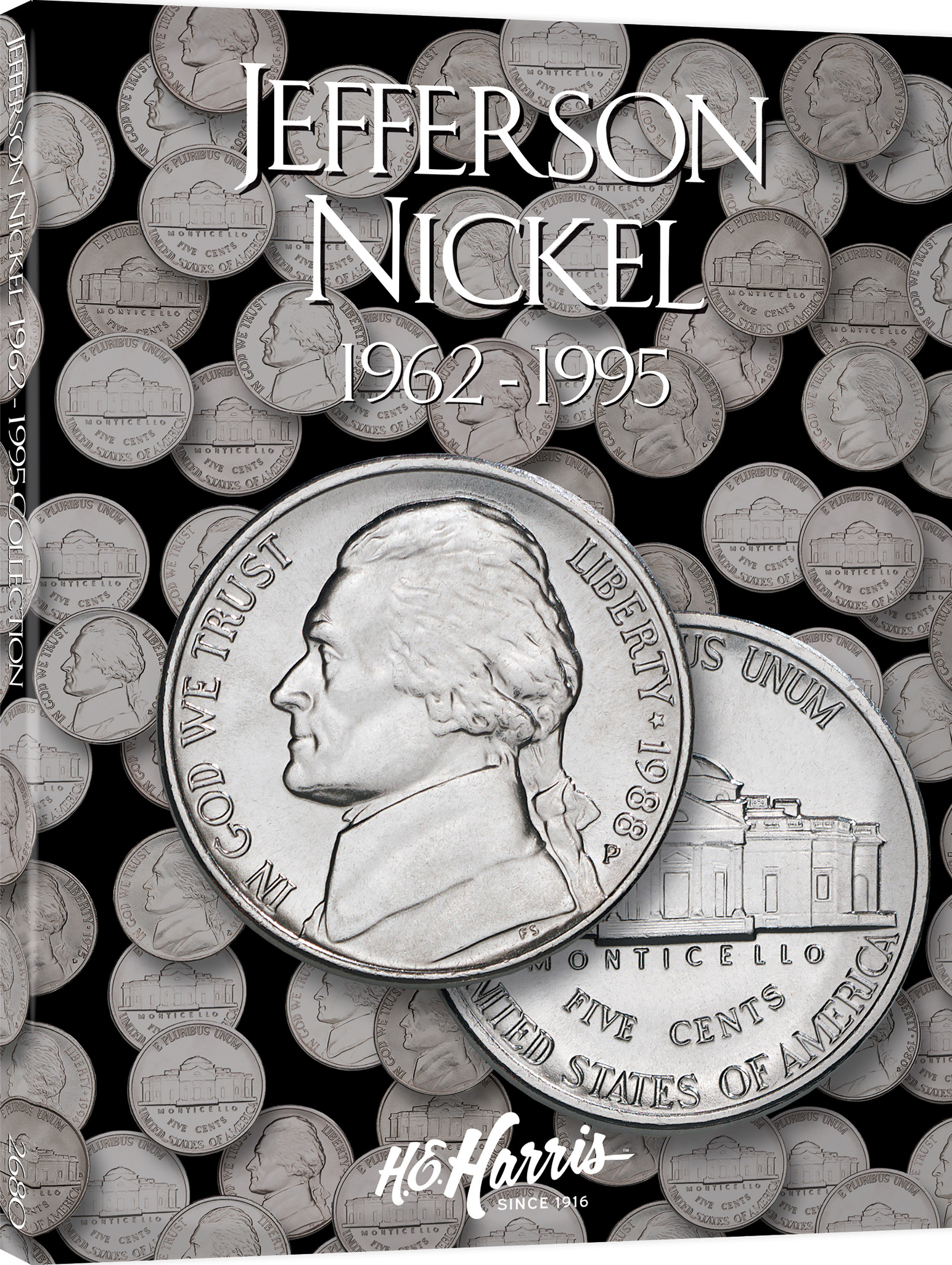 H.E. Harris® Coin Folder – Jefferson Nickel Collection #2: 1962-1995